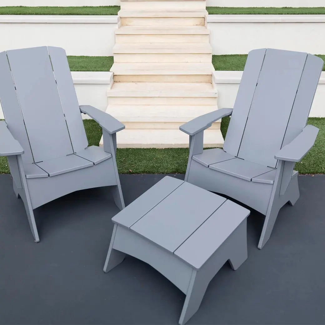 Ledge Lounger Mainstay Adirondack Ottoman Resin - view 5