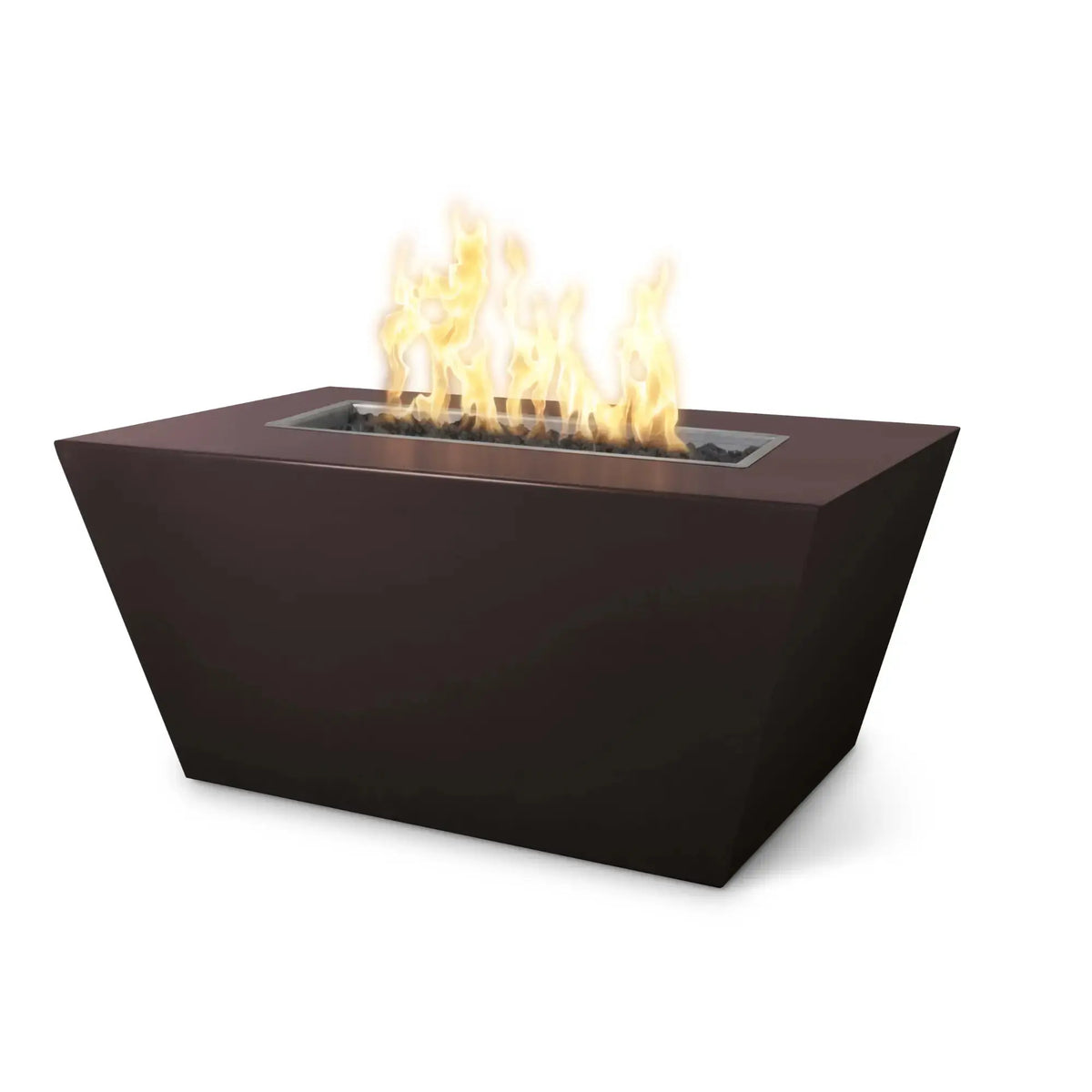 Mesa 48" Rectangular Steel Gas Fire Pit – The Outdoor Plus The Outdoor Plus