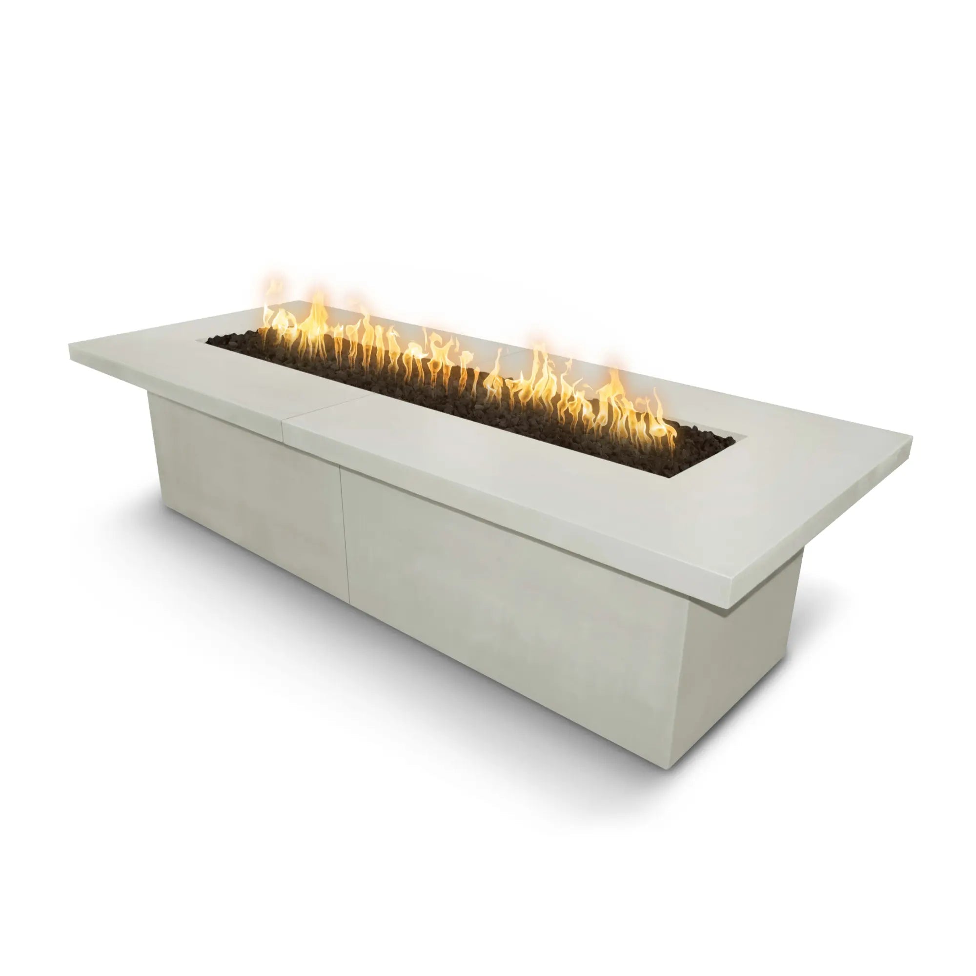Newport 72" Rectangular Concrete Gas Fire Table – The Outdoor Plus The Outdoor Plus