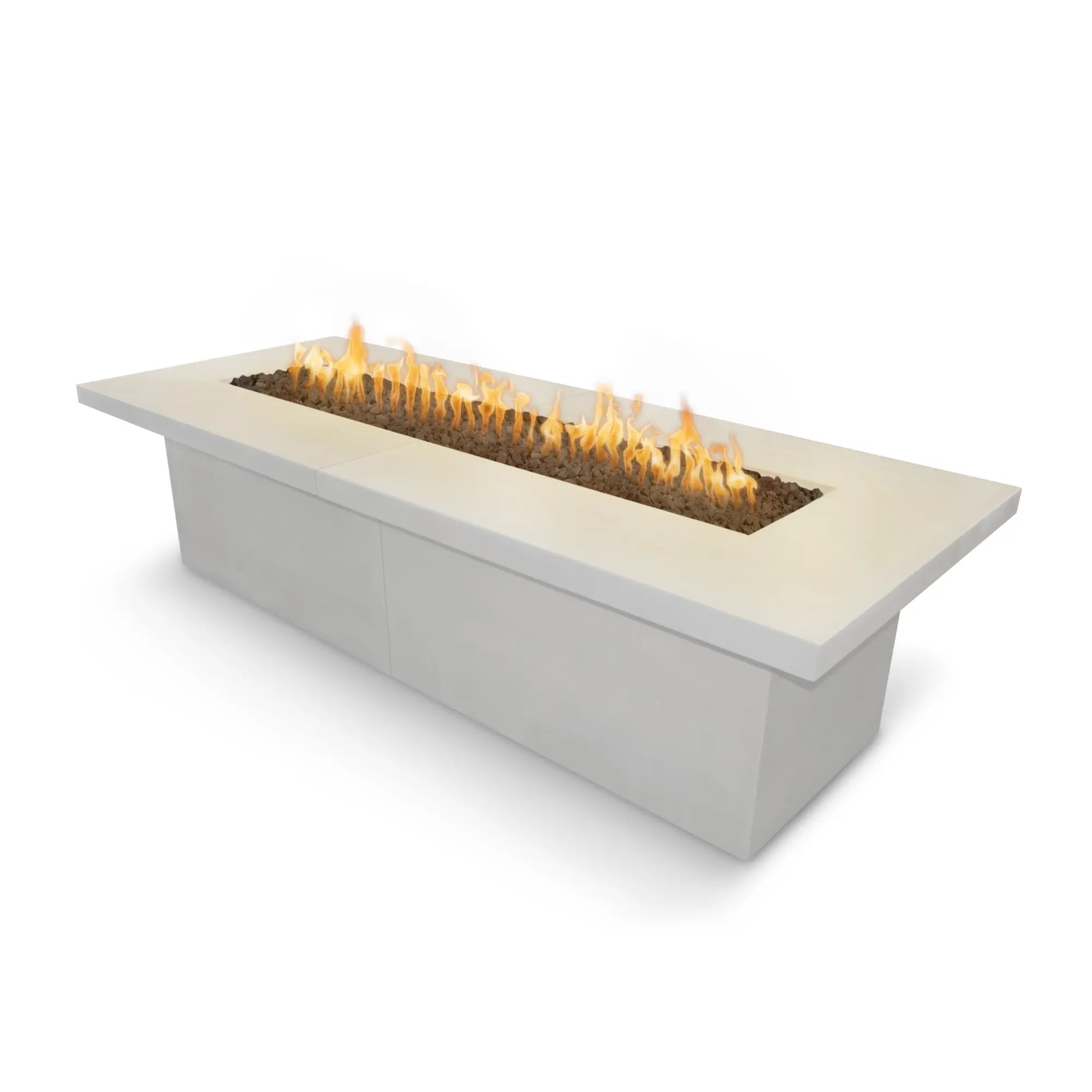 Newport 72" Rectangular Concrete Gas Fire Table – The Outdoor Plus The Outdoor Plus
