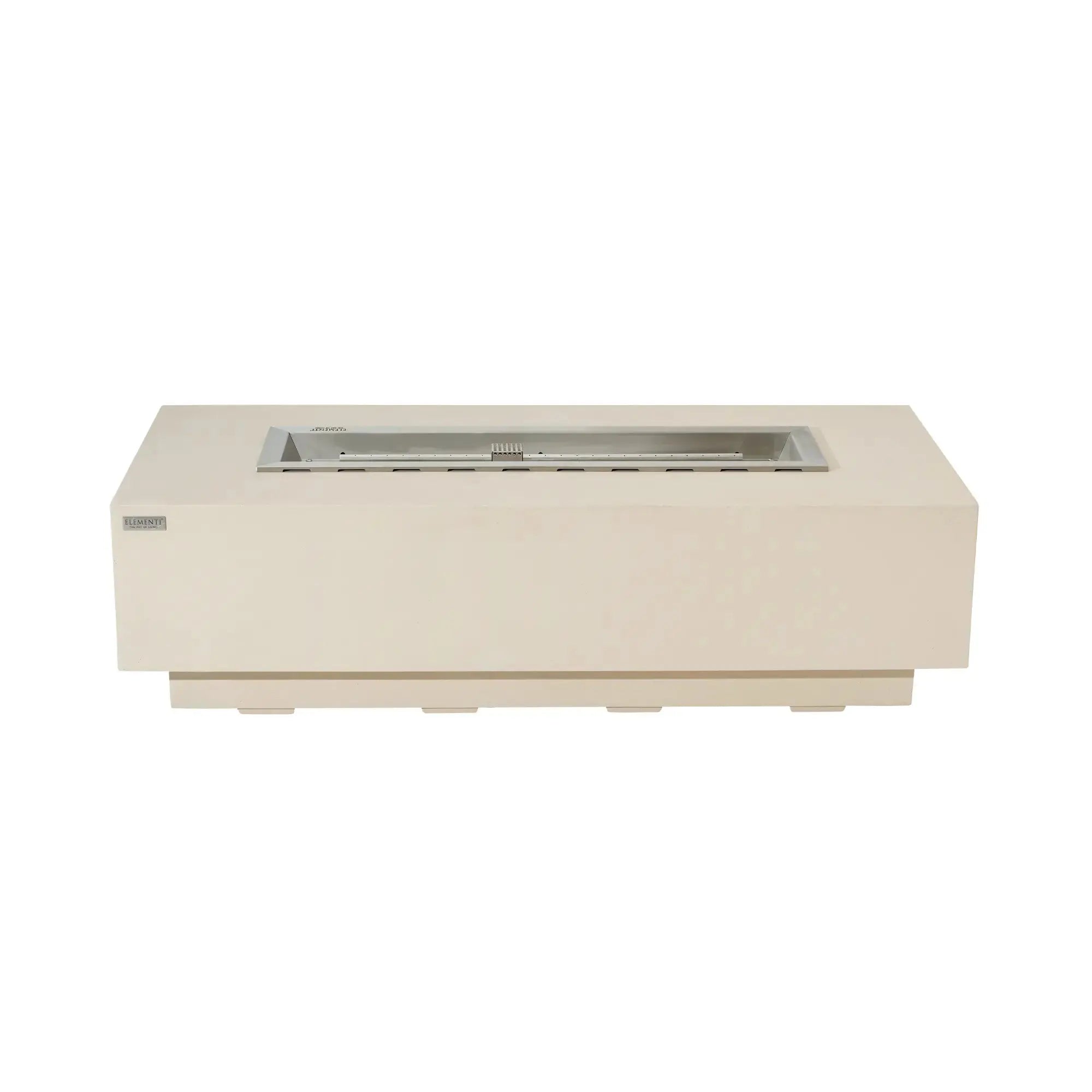 Granville 60″ Rectangular Concrete Gas Fire Table – Elementi Elementi