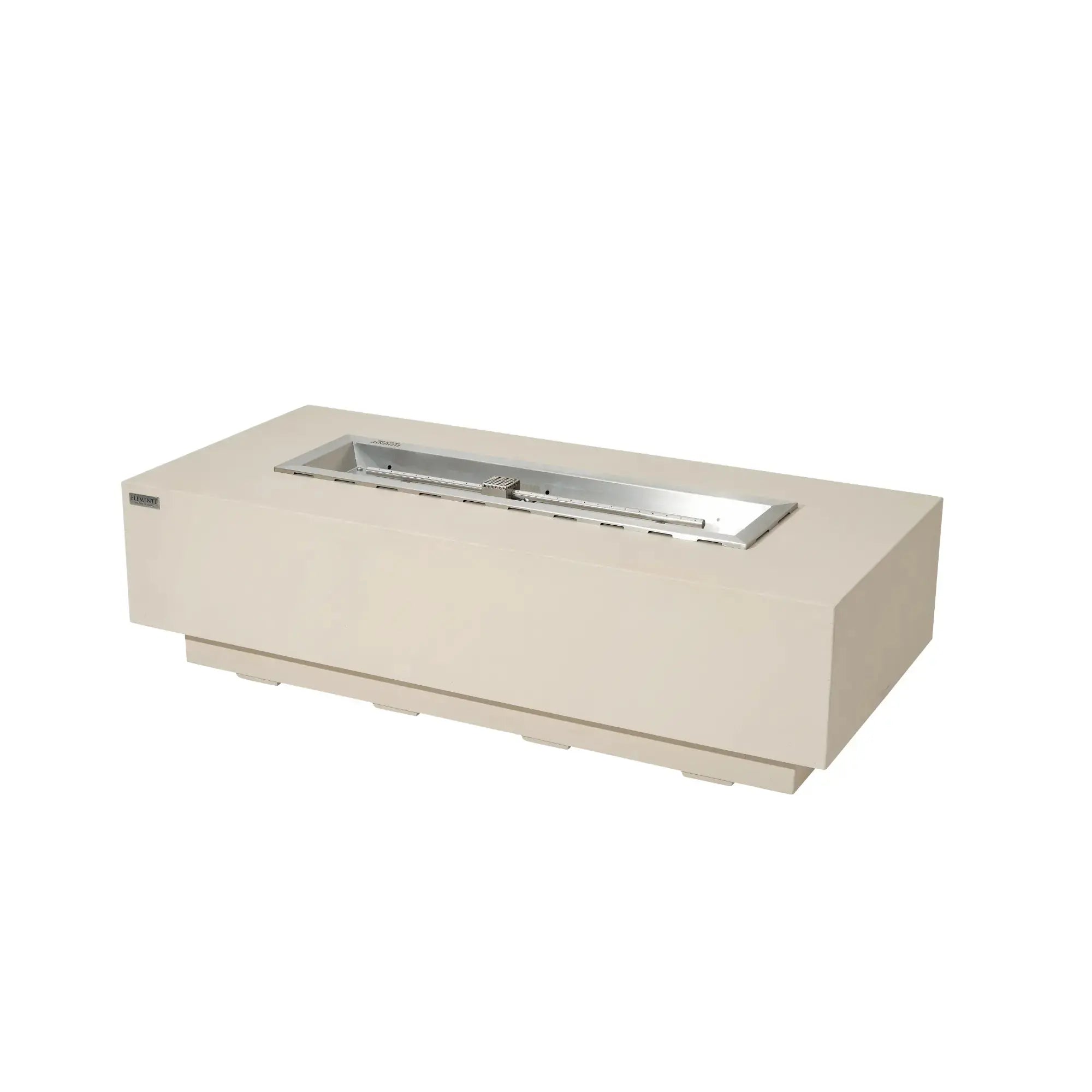Granville 60″ Rectangular Concrete Gas Fire Table – Elementi Elementi