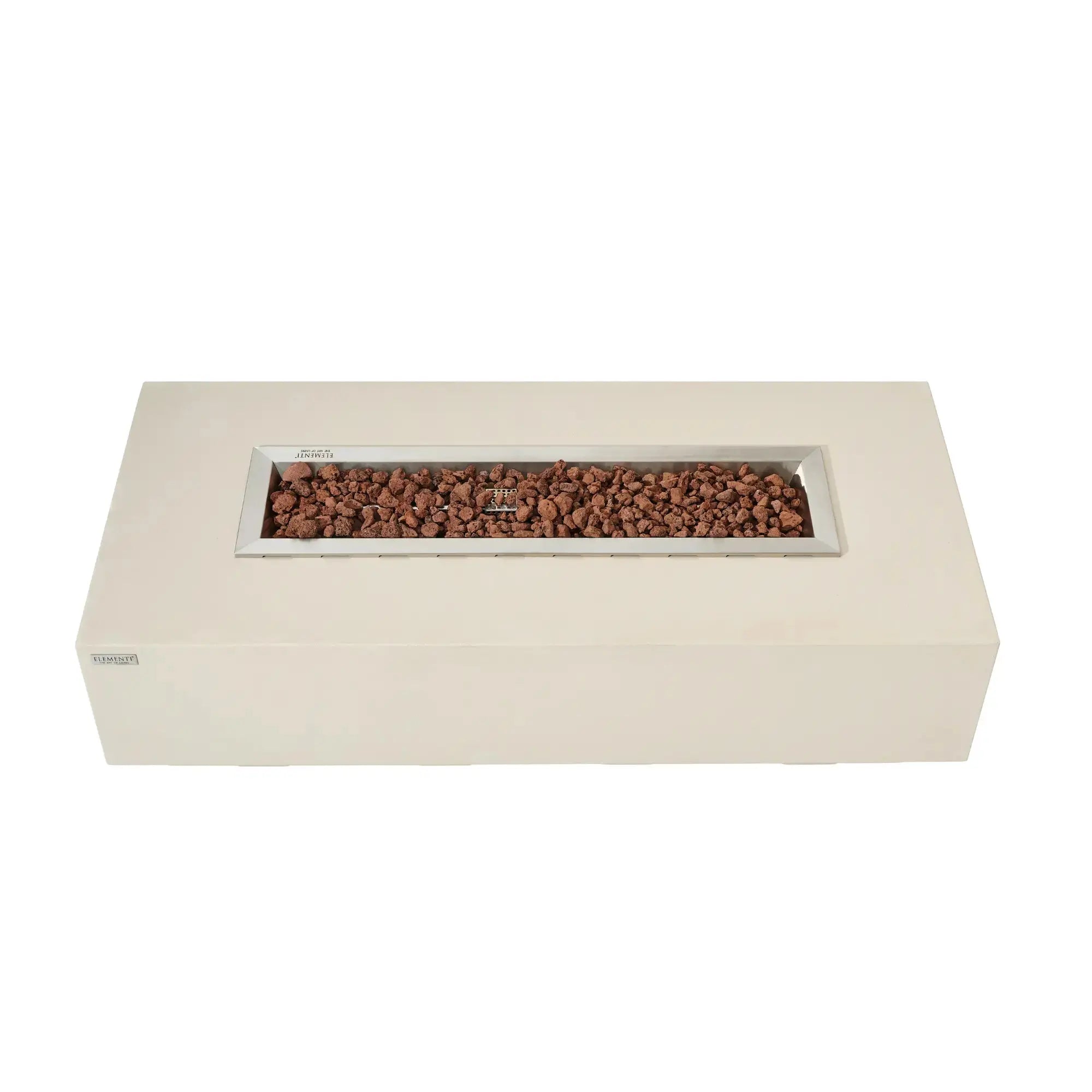 Granville 60″ Rectangular Concrete Gas Fire Table – Elementi Elementi