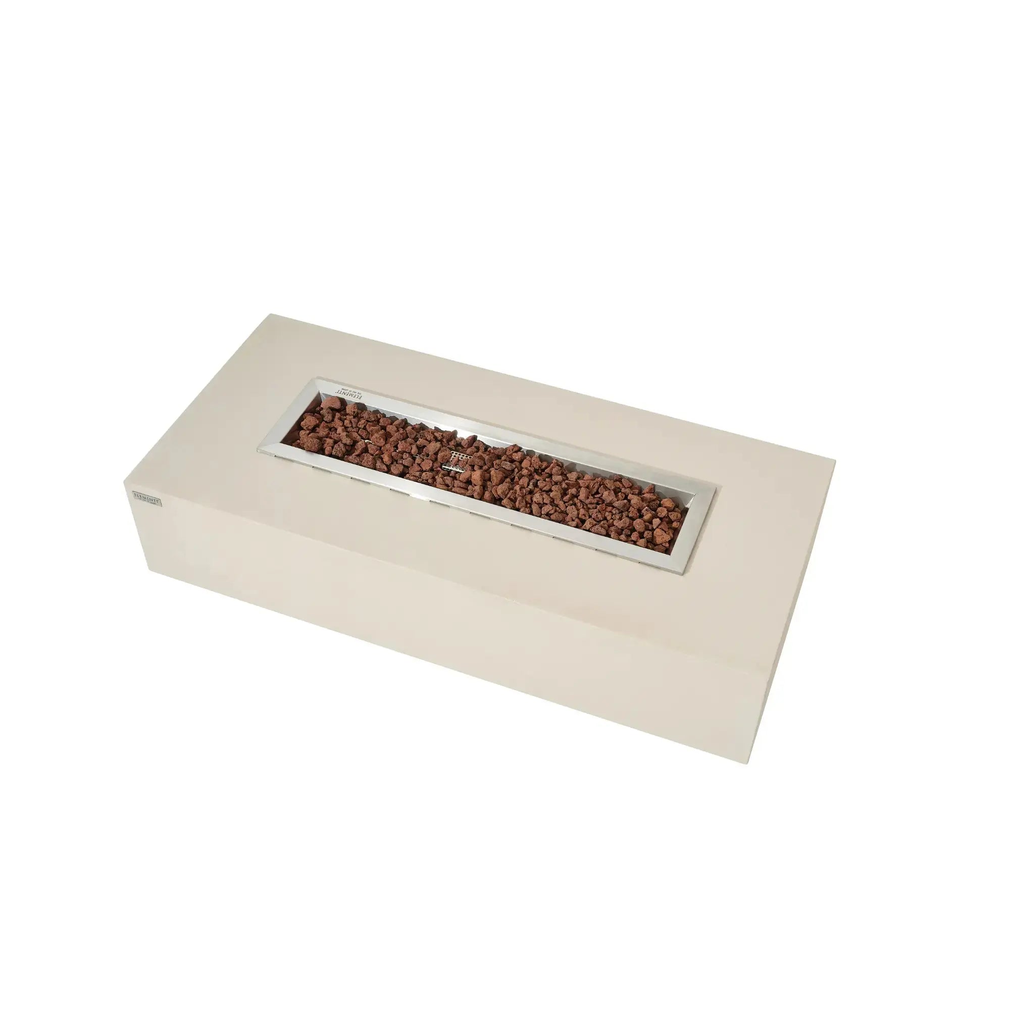 Granville 60″ Rectangular Concrete Gas Fire Table – Elementi Elementi