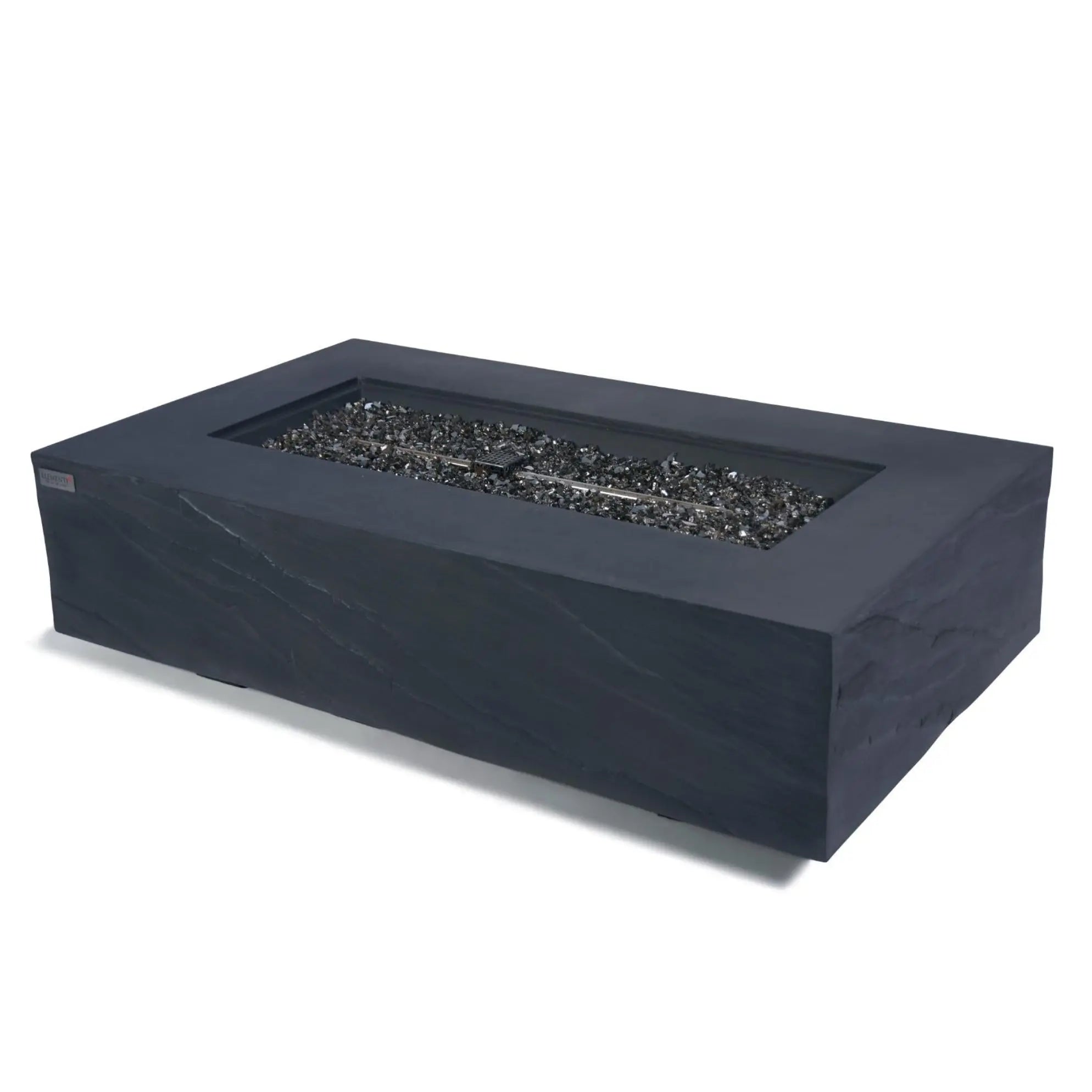 Cape Town 56″ Rectangular Concrete Gas Fire Table – Elementi Plus Elementi
