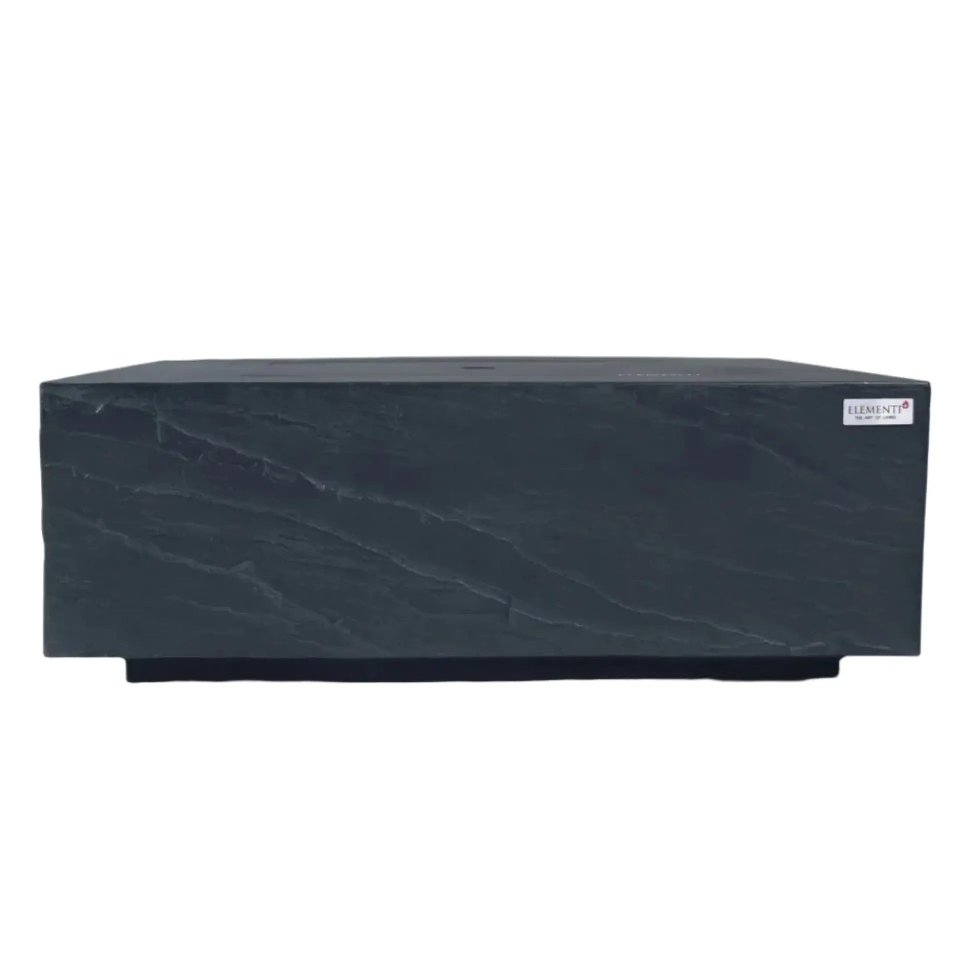 Roraima 40″ Square Concrete Gas Fire Table – Elementi Plus Elementi