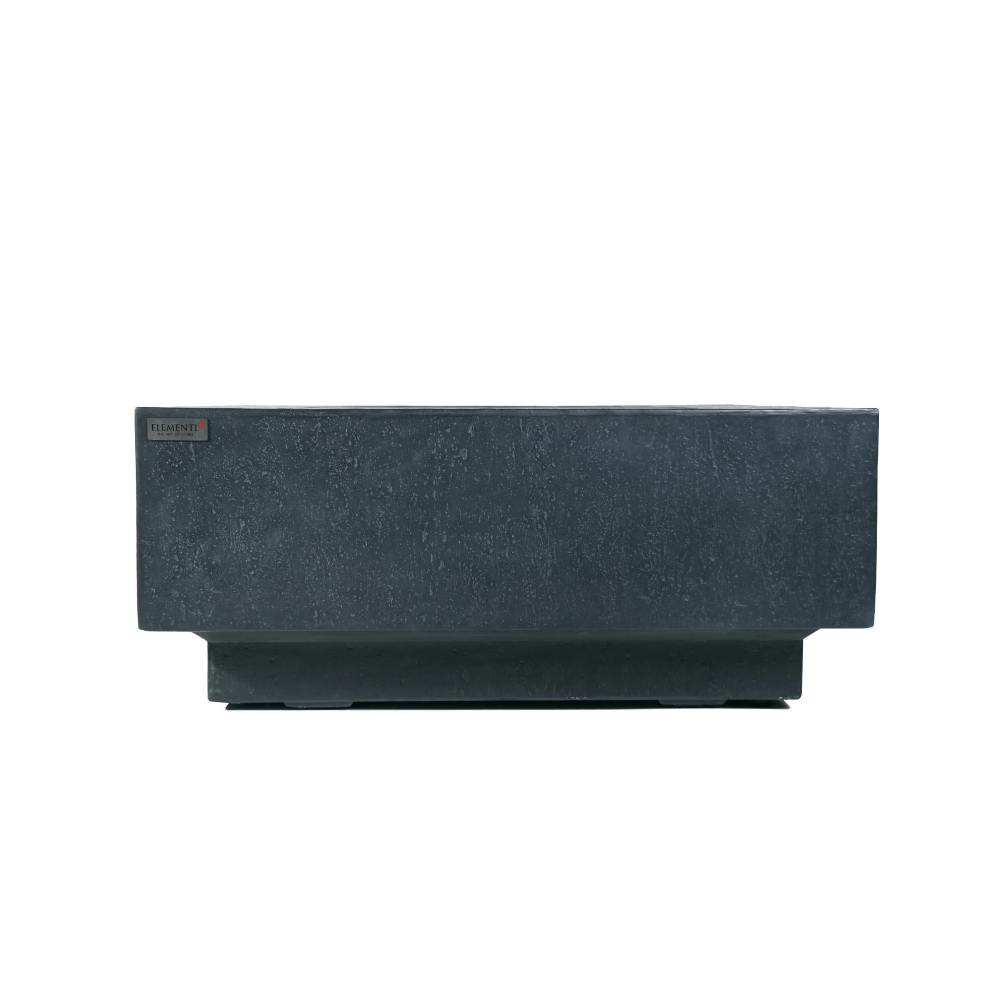 Bergen 40″ Square Concrete Gas Fire Table – Elementi Plus