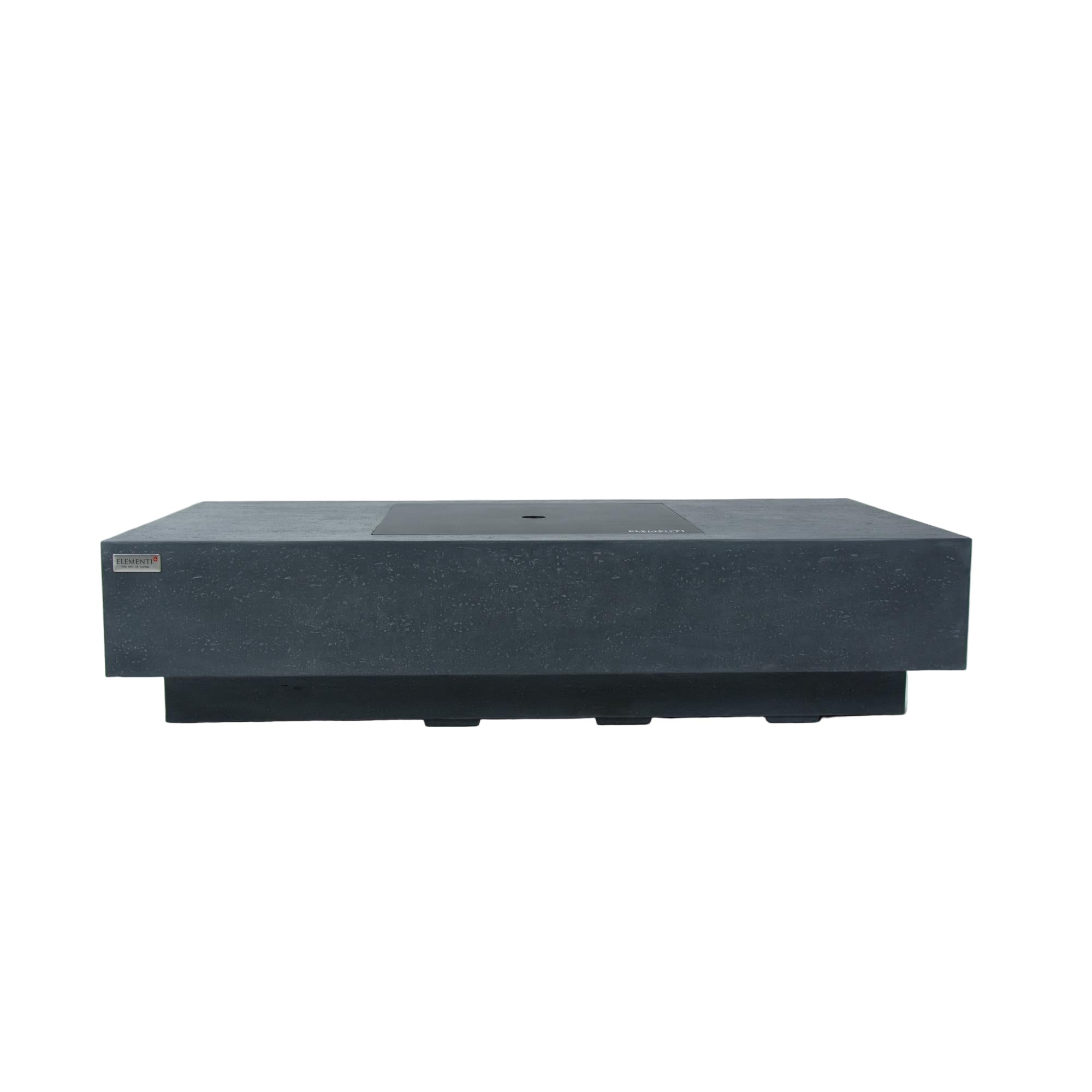Cannes 60″ Rectangular Concrete Gas Fire Table – Elementi Plus