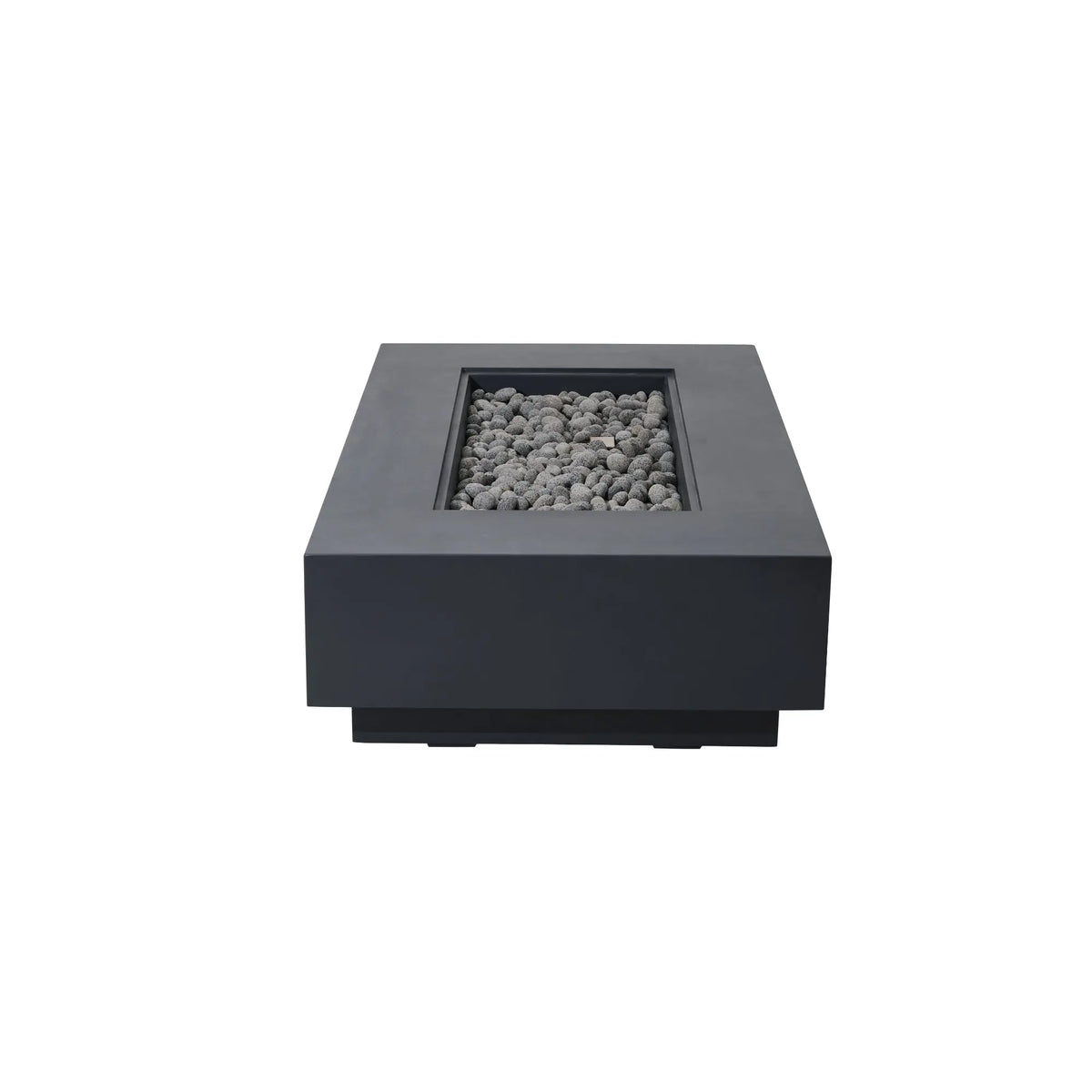 Ravello 72″ Rectangular Concrete Gas Fire Table – Elementi Pro 100K Elementi