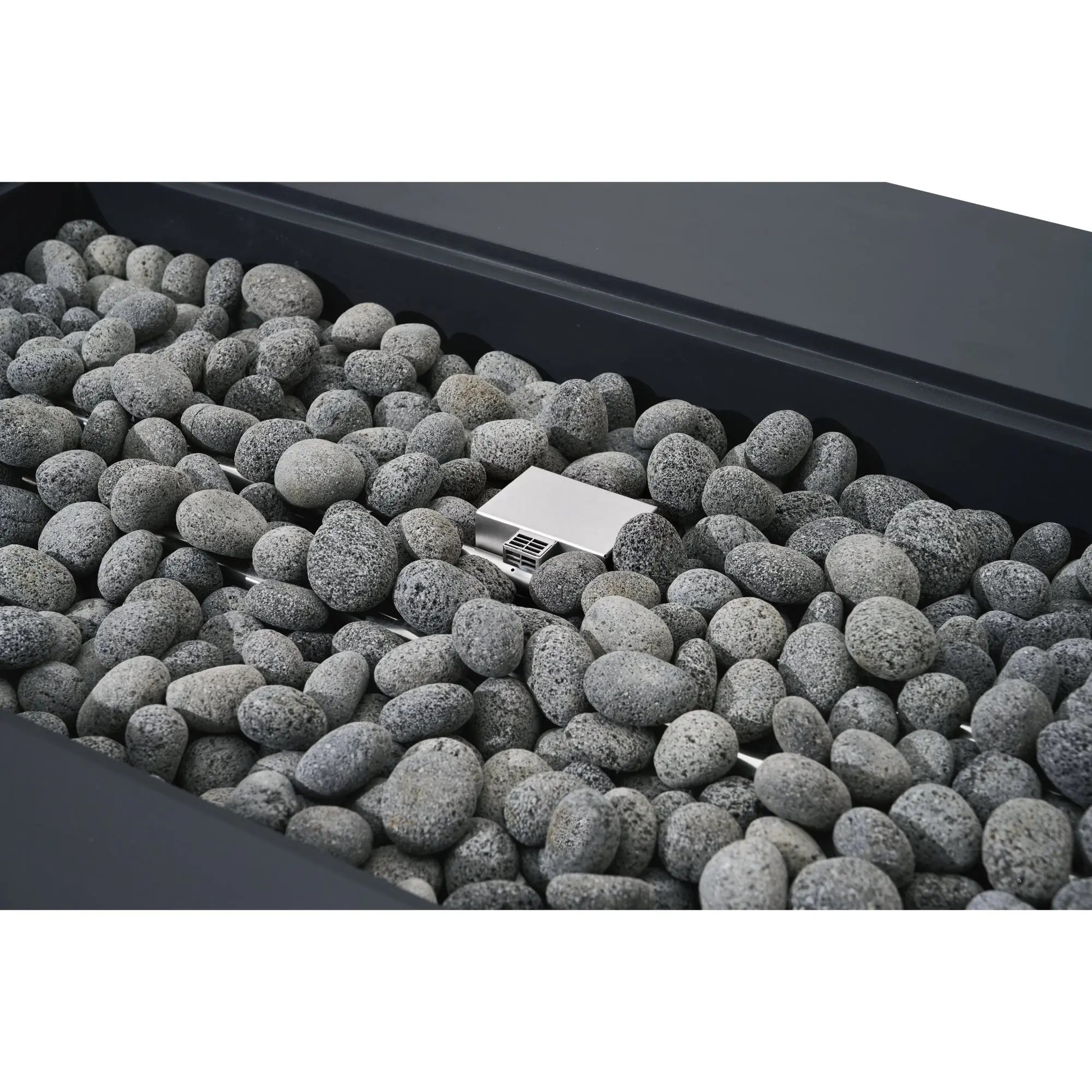 Ravello 72″ Rectangular Concrete Gas Fire Table – Elementi Pro 100K Elementi
