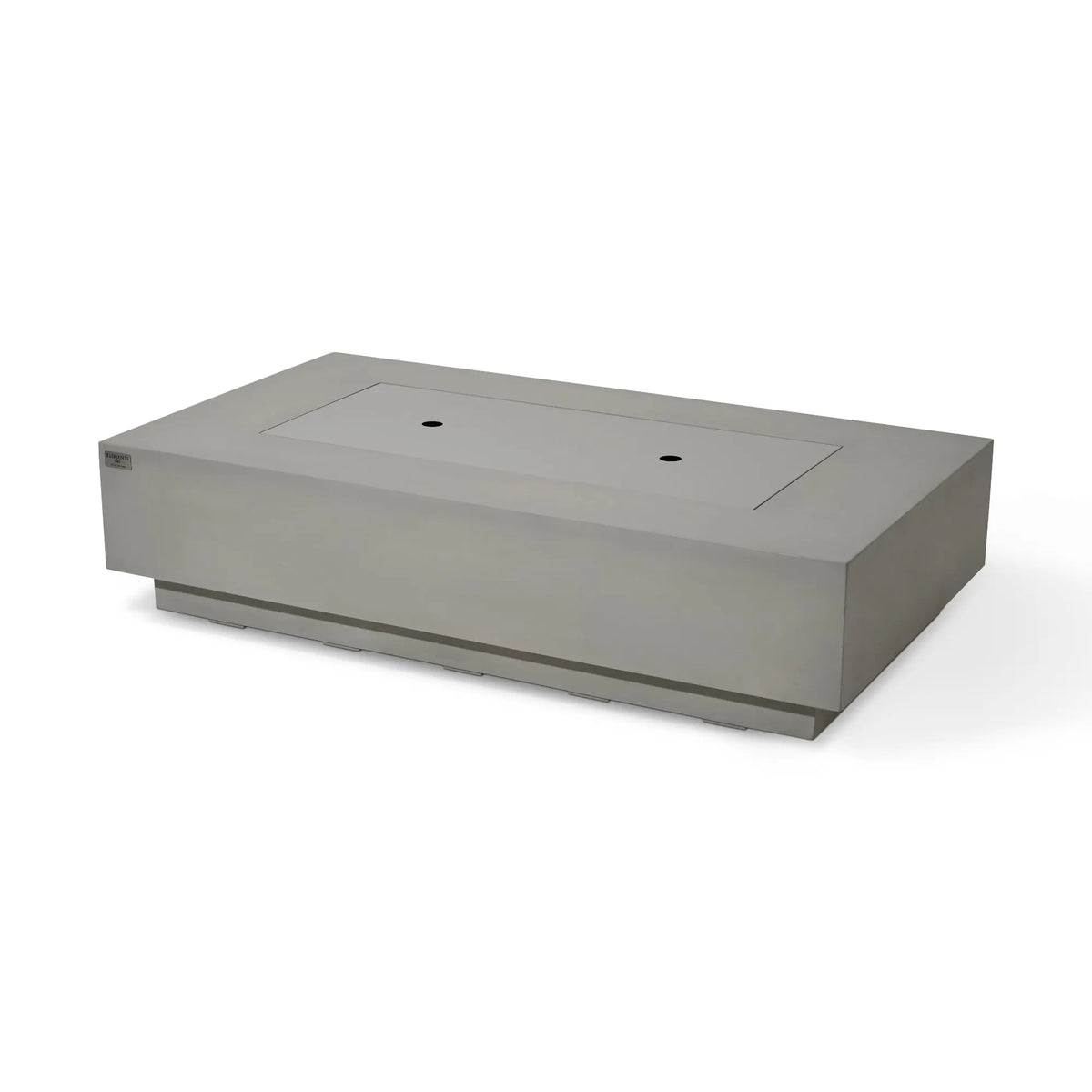 Ravello 72″ Rectangular Concrete Gas Fire Table – Elementi Pro 100K Elementi