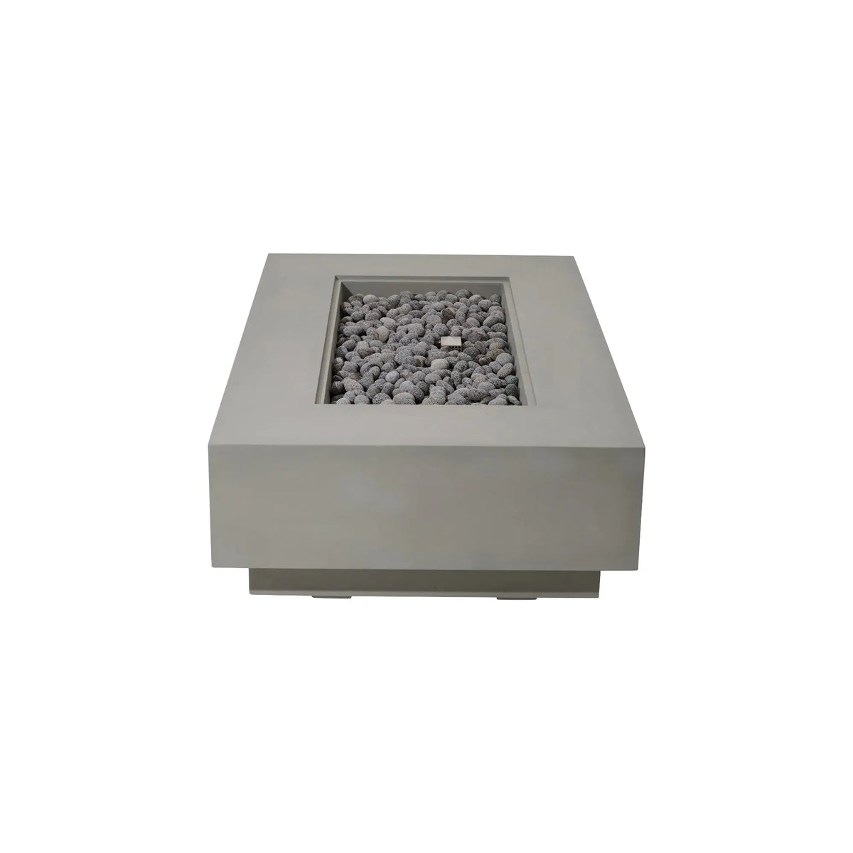 Ravello 72″ Rectangular Concrete Gas Fire Table – Elementi Pro 100K Elementi