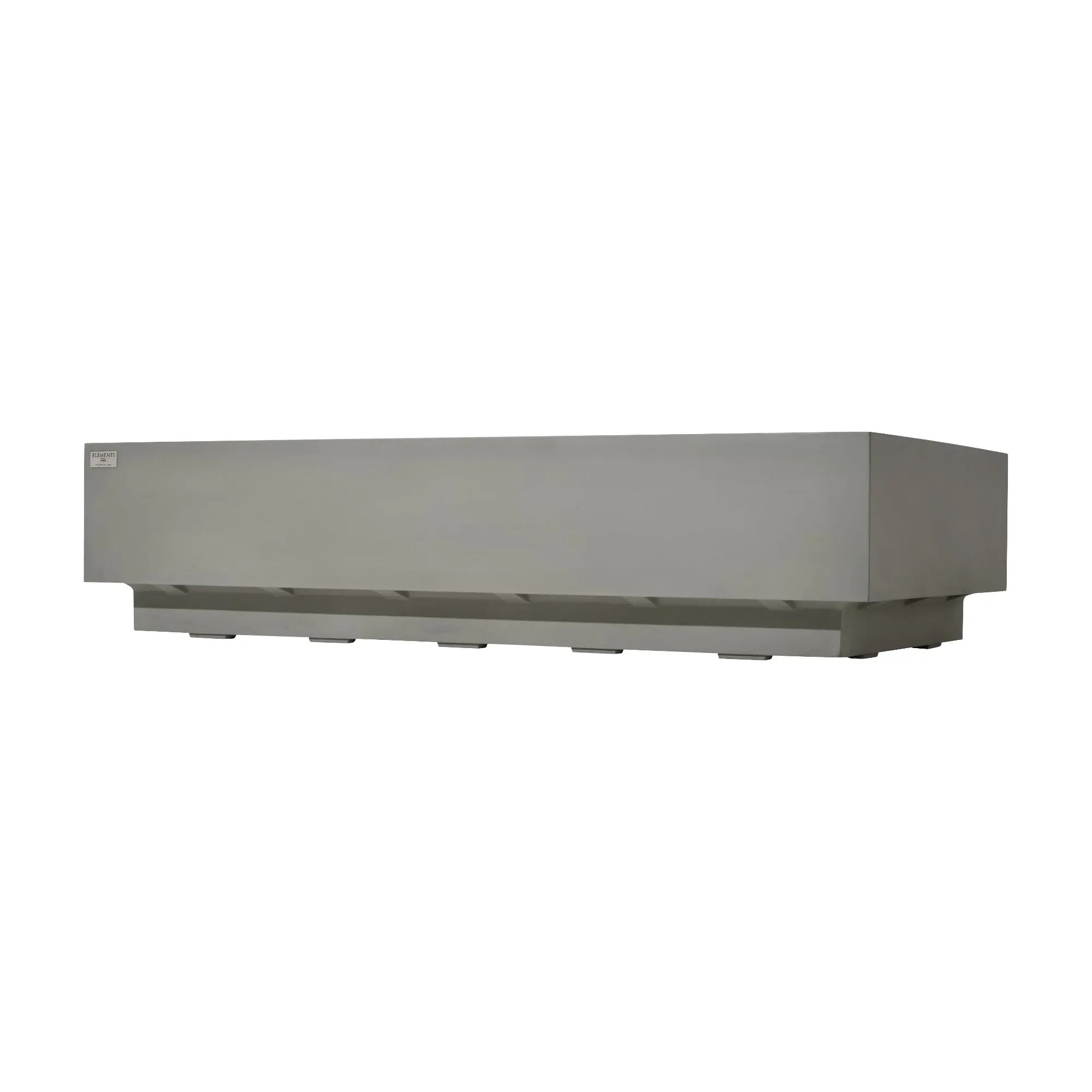Ravello 72″ Rectangular Concrete Gas Fire Table – Elementi Pro 100K Elementi