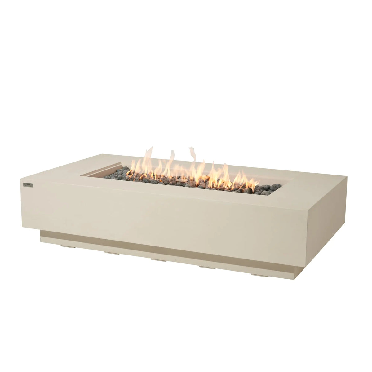 Ravello 72″ Rectangular Concrete Gas Fire Table – Elementi Pro 100K Elementi