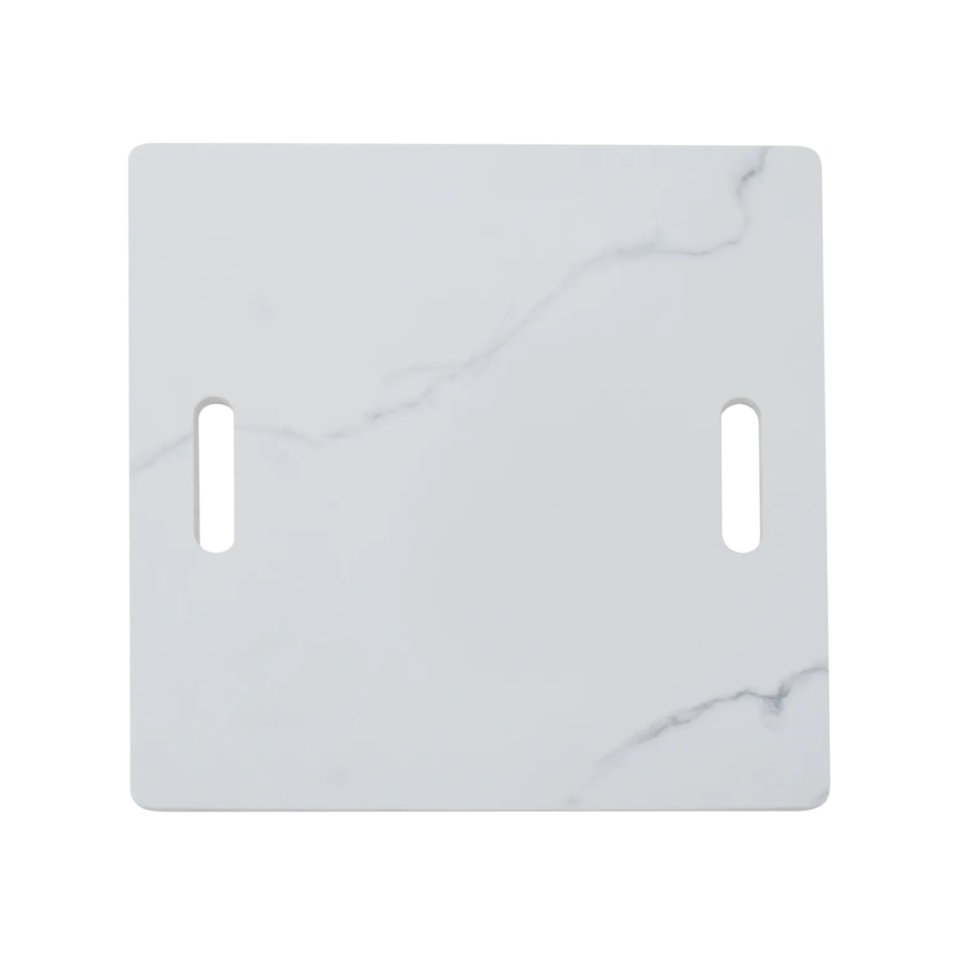 Bianco 40″ Square Marble Porcelain Gas Fire Table – Elementi Plus