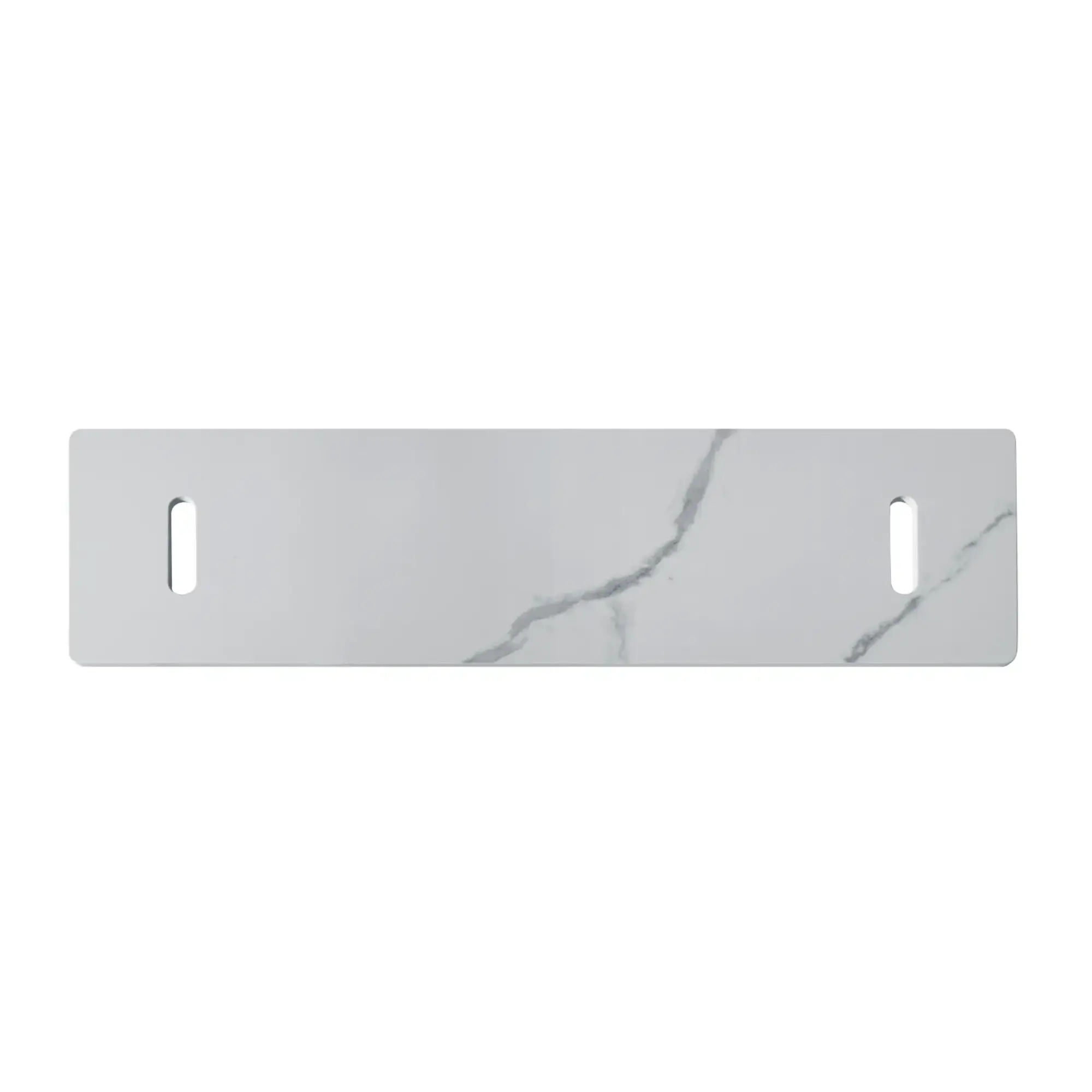 Carrara 60″ Rectangular Marble Porcelain Gas Fire Table – Elementi Plus Elementi