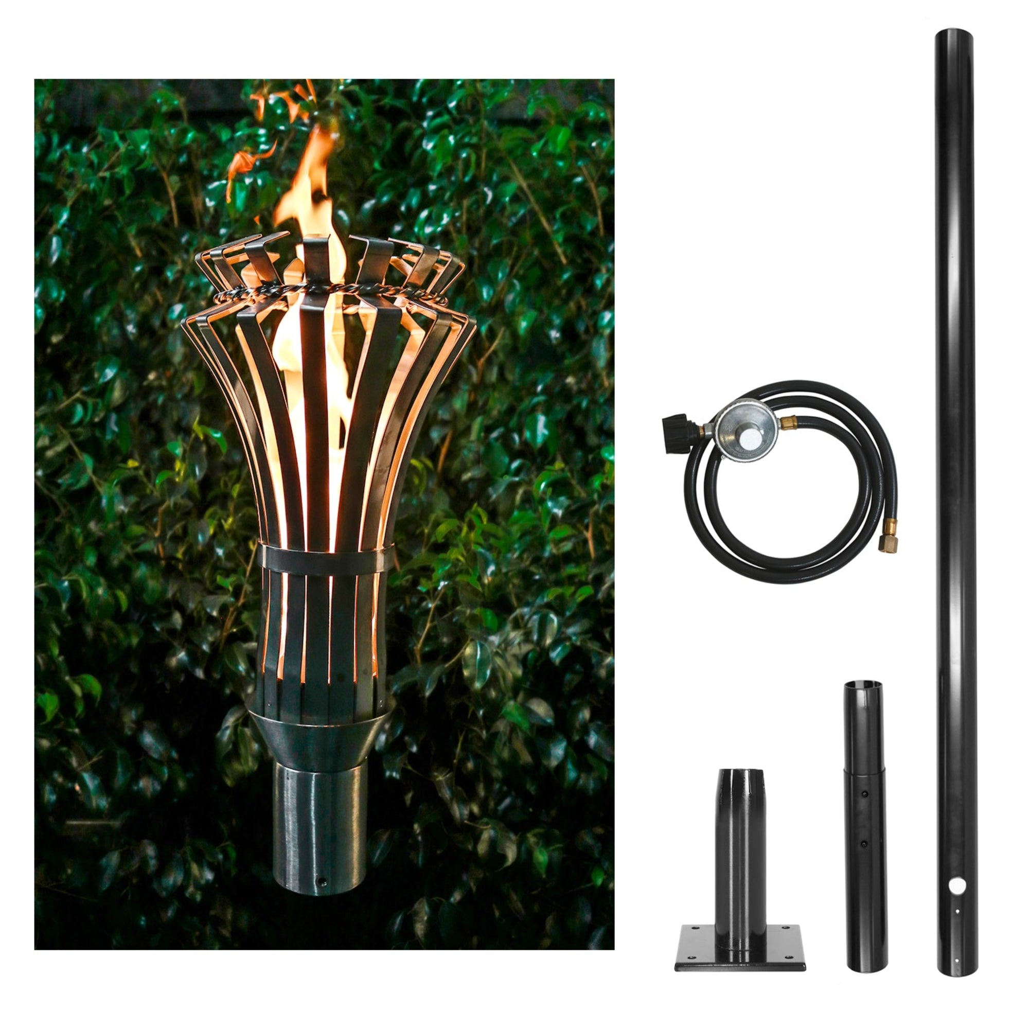 Gothic Gas Torch Kit with In-Ground Post – The Outdoor Plus