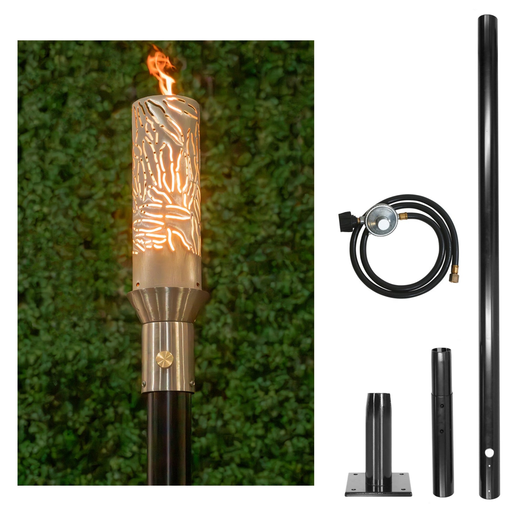 Tropical Gas Torch Kit with In-Ground Post – The Outdoor Plus
