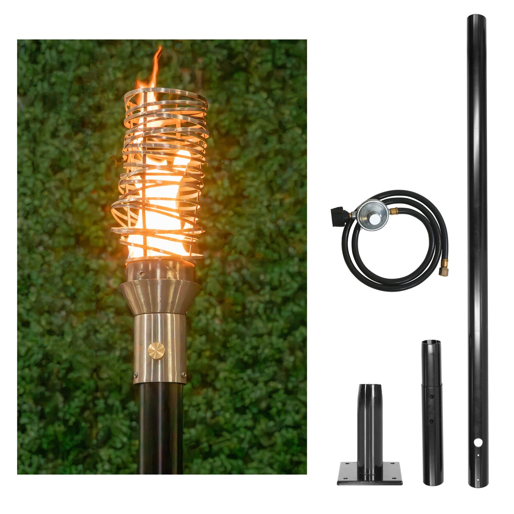 Cyclone Gas Torch Kit with In-Ground Post – The Outdoor Plus