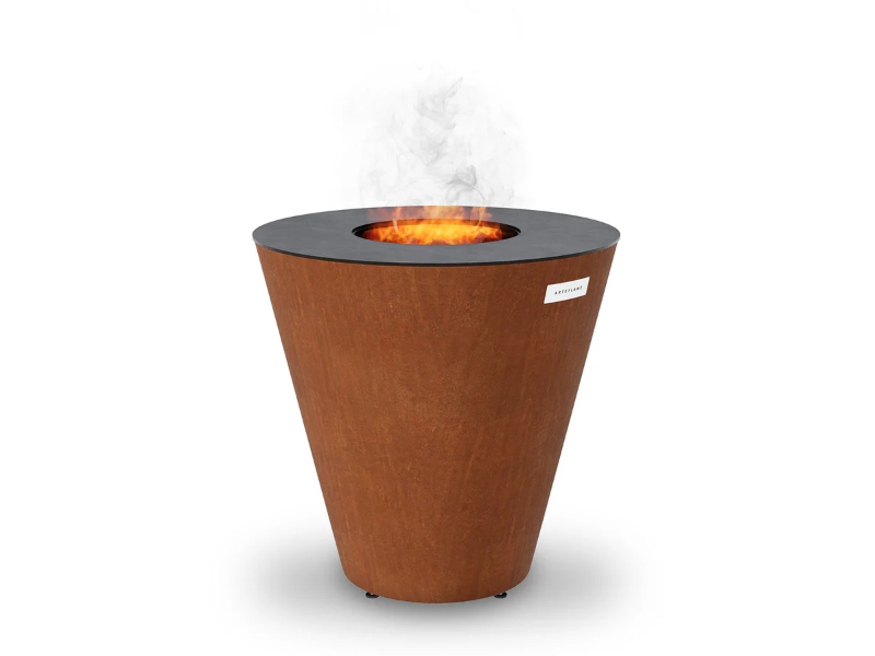 Arteflame 30" Flat Top Wood & Charcoal Grill – Fire Bowl Base