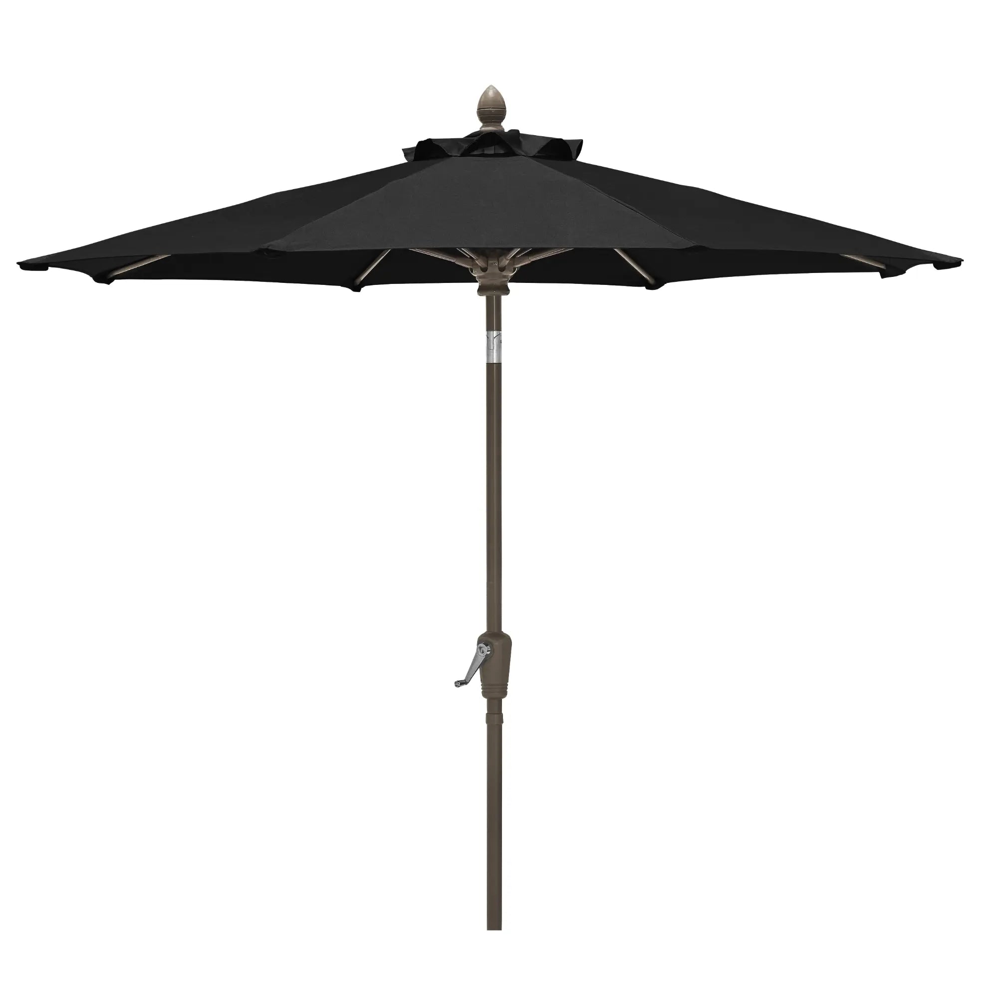FiberBuilt 9' Oct Patio Umbrella – Crank Lift & Push-Button Tilt – Solution-Dyed Poly Canopy