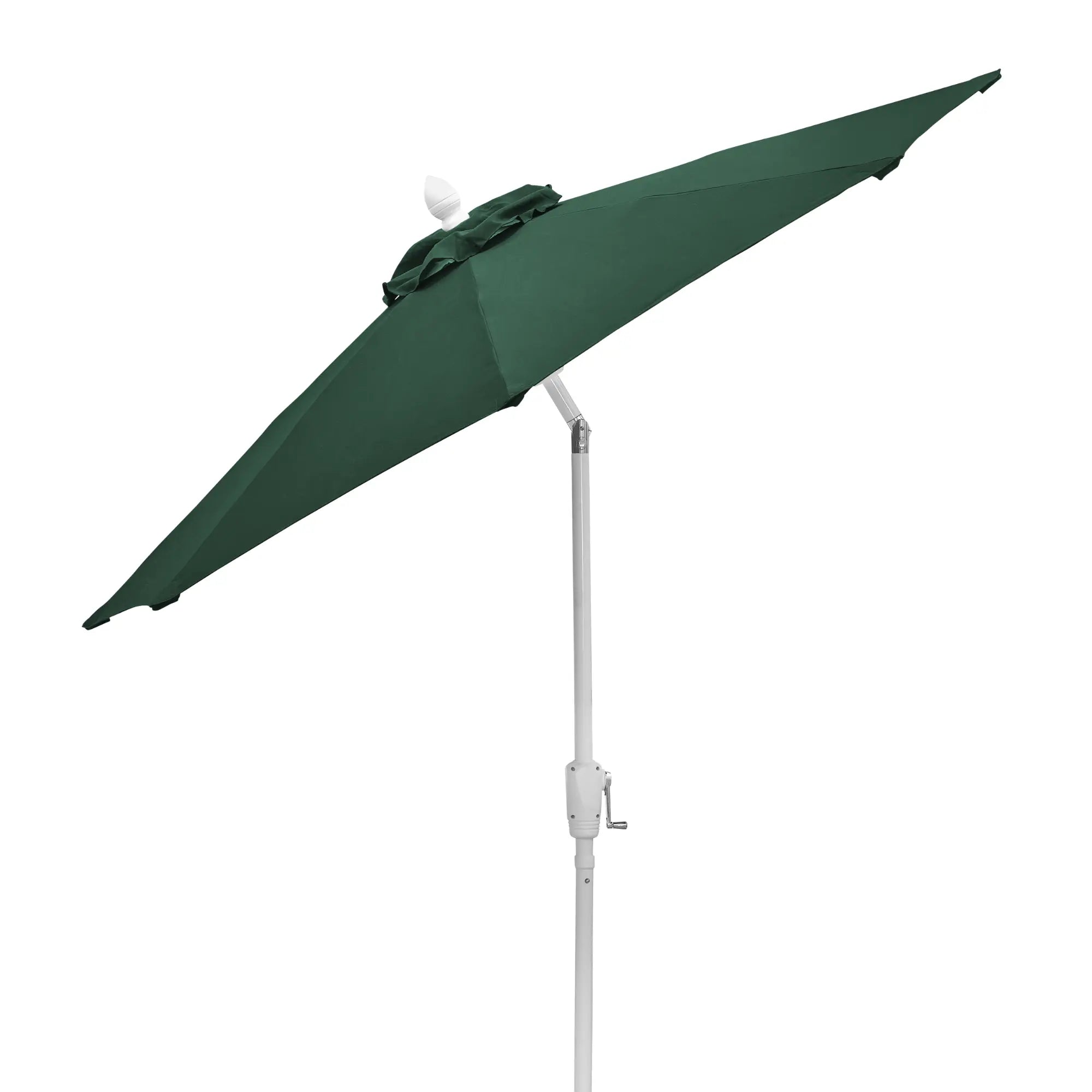 FiberBuilt 9' Oct Patio Umbrella – Crank Lift & Push-Button Tilt – Solution-Dyed Poly Canopy