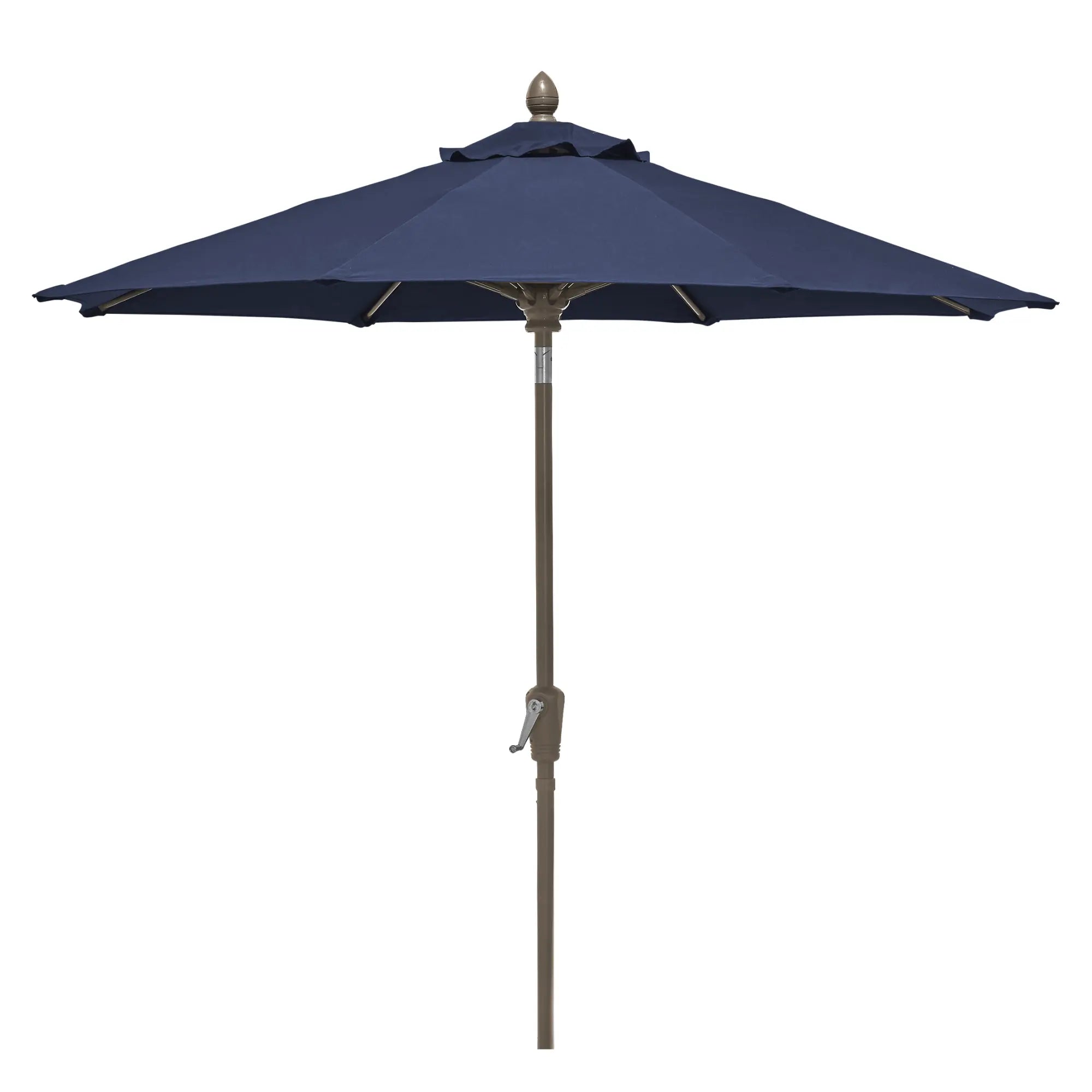FiberBuilt 9' Oct Patio Umbrella – Crank Lift & Push-Button Tilt – Solution-Dyed Poly Canopy
