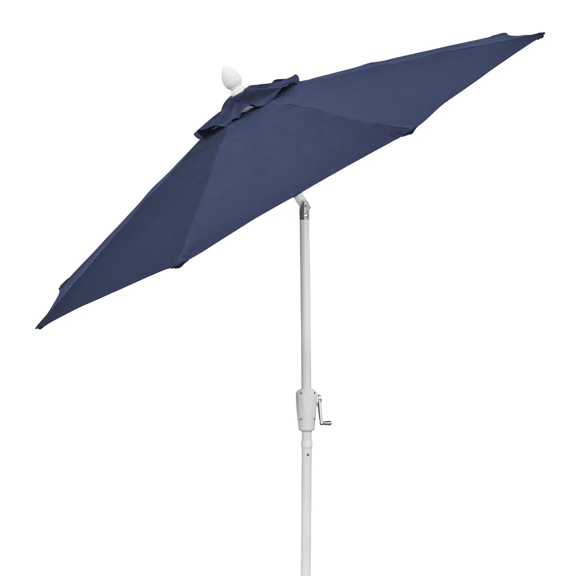 FiberBuilt 9' Oct Patio Umbrella – Crank Lift & Push-Button Tilt – Solution-Dyed Poly Canopy