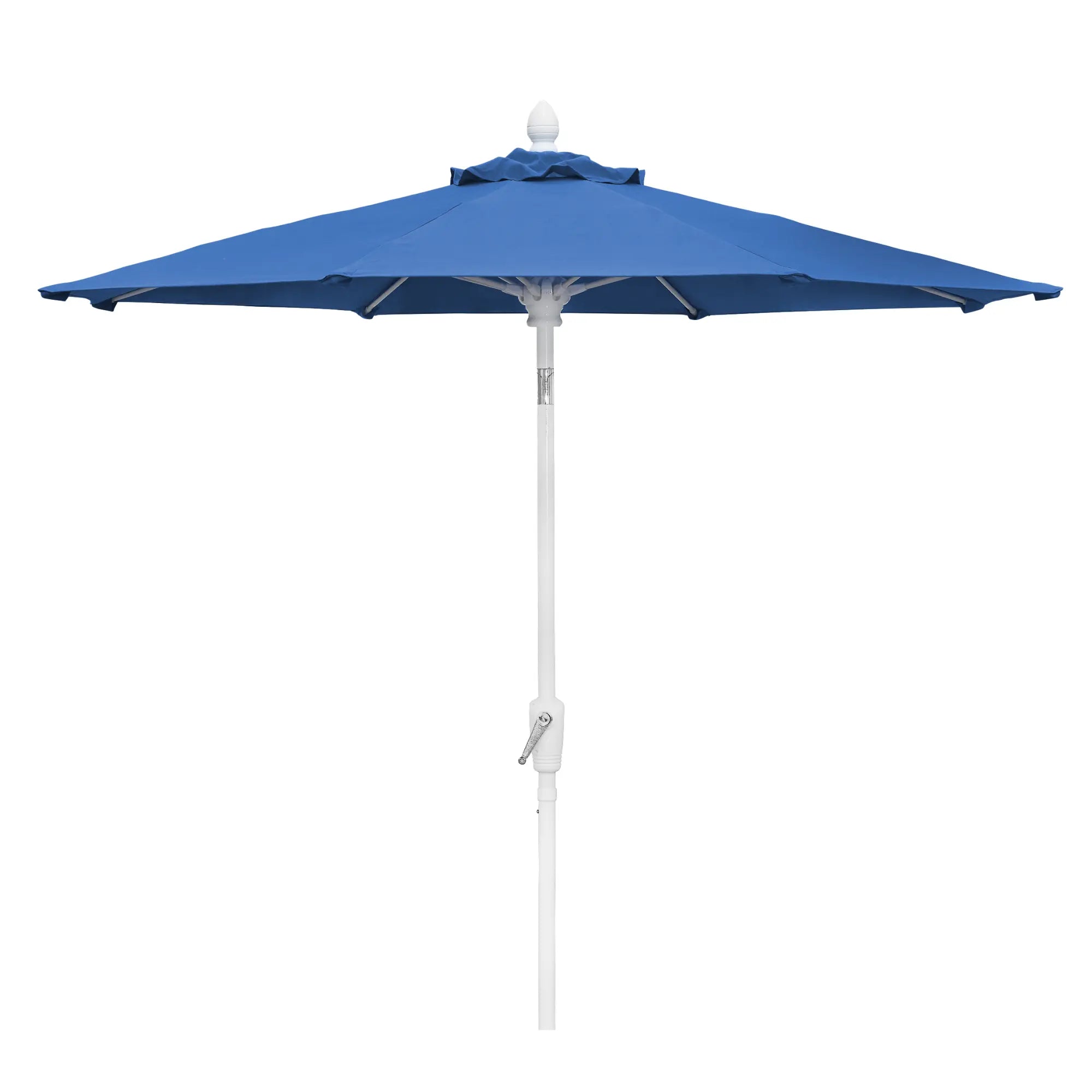 FiberBuilt 9' Oct Patio Umbrella – Crank Lift & Push-Button Tilt – Solution-Dyed Poly Canopy