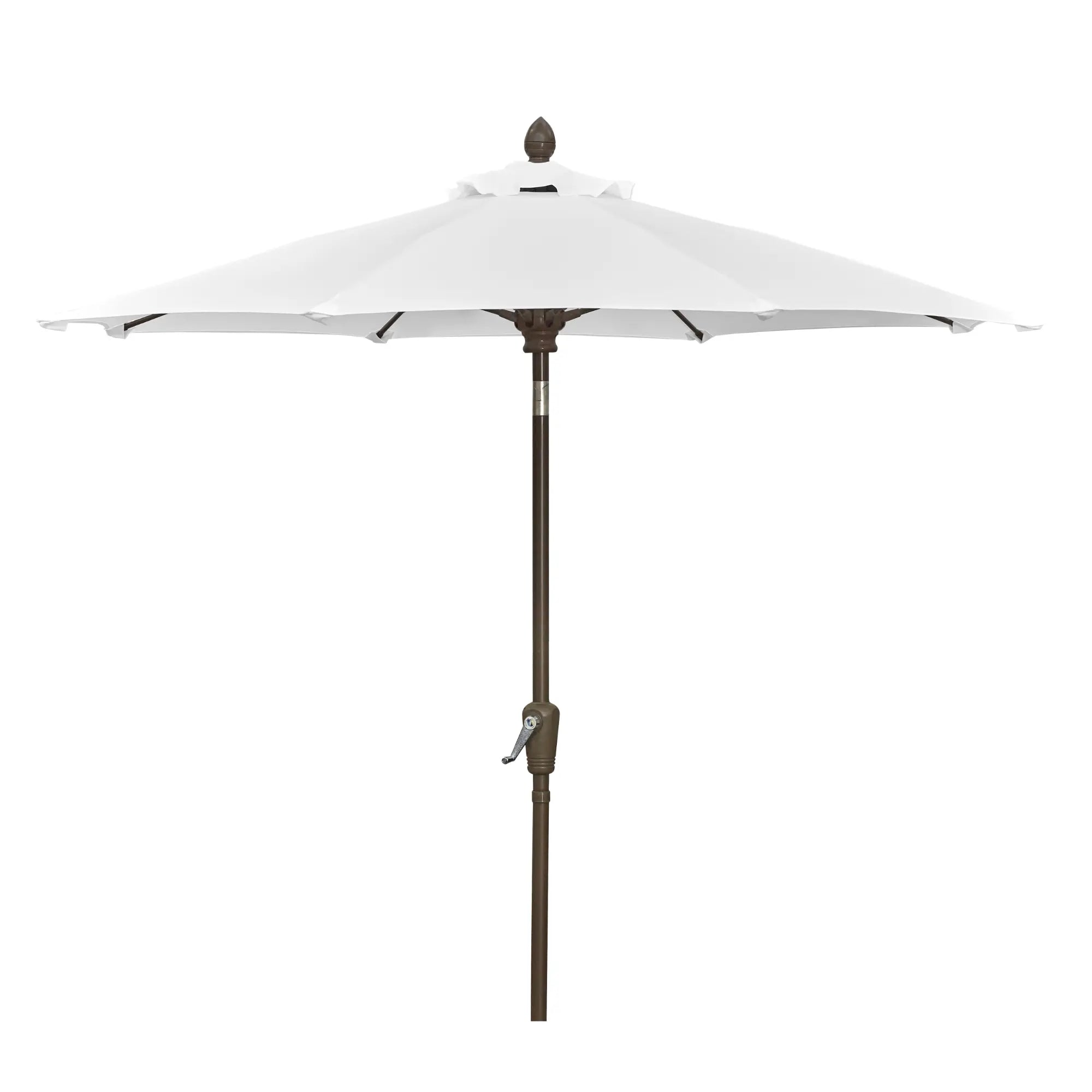 FiberBuilt 9' Oct Patio Umbrella – Crank Lift & Push-Button Tilt – Solution-Dyed Poly Canopy