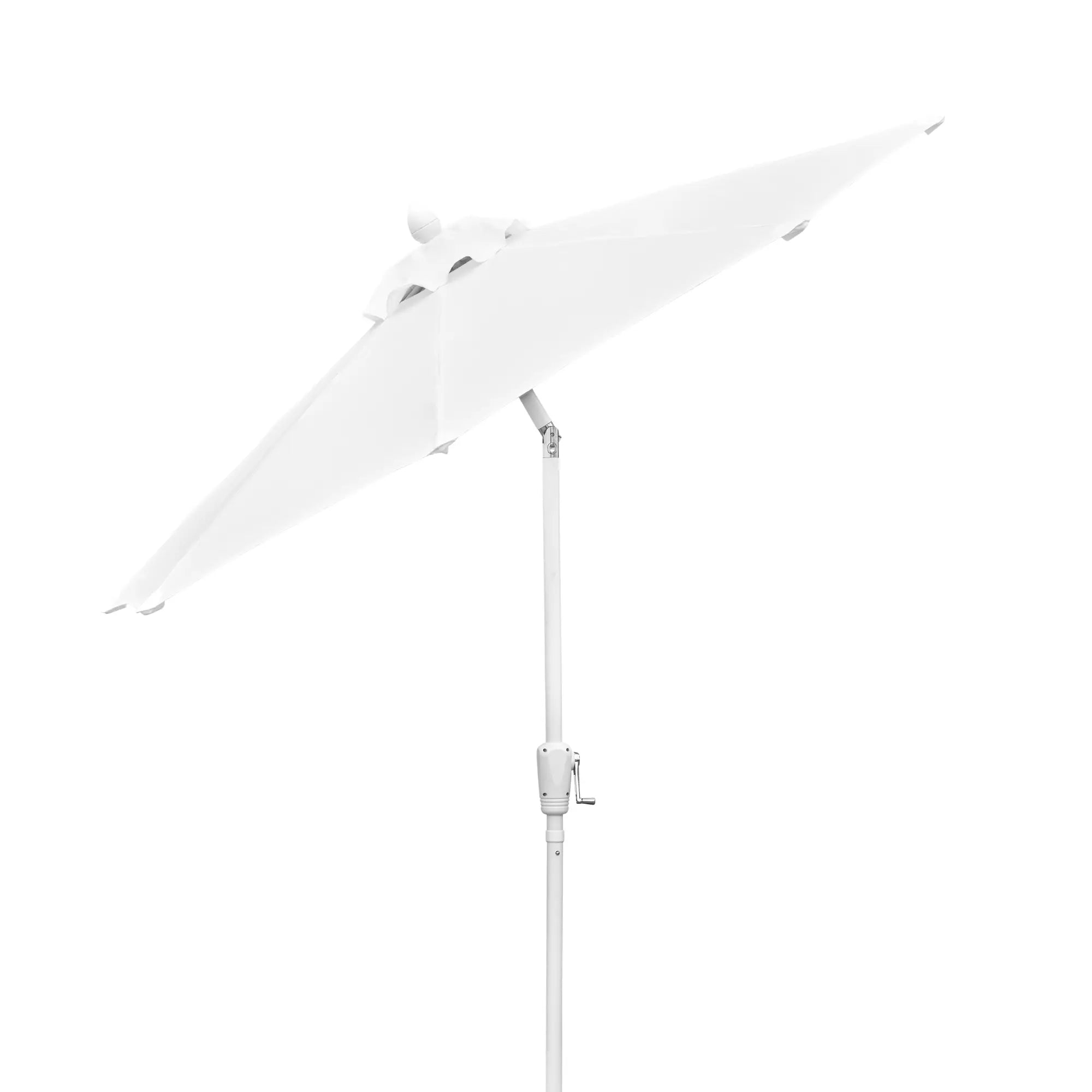 FiberBuilt 9' Oct Patio Umbrella – Crank Lift & Push-Button Tilt – Solution-Dyed Poly Canopy
