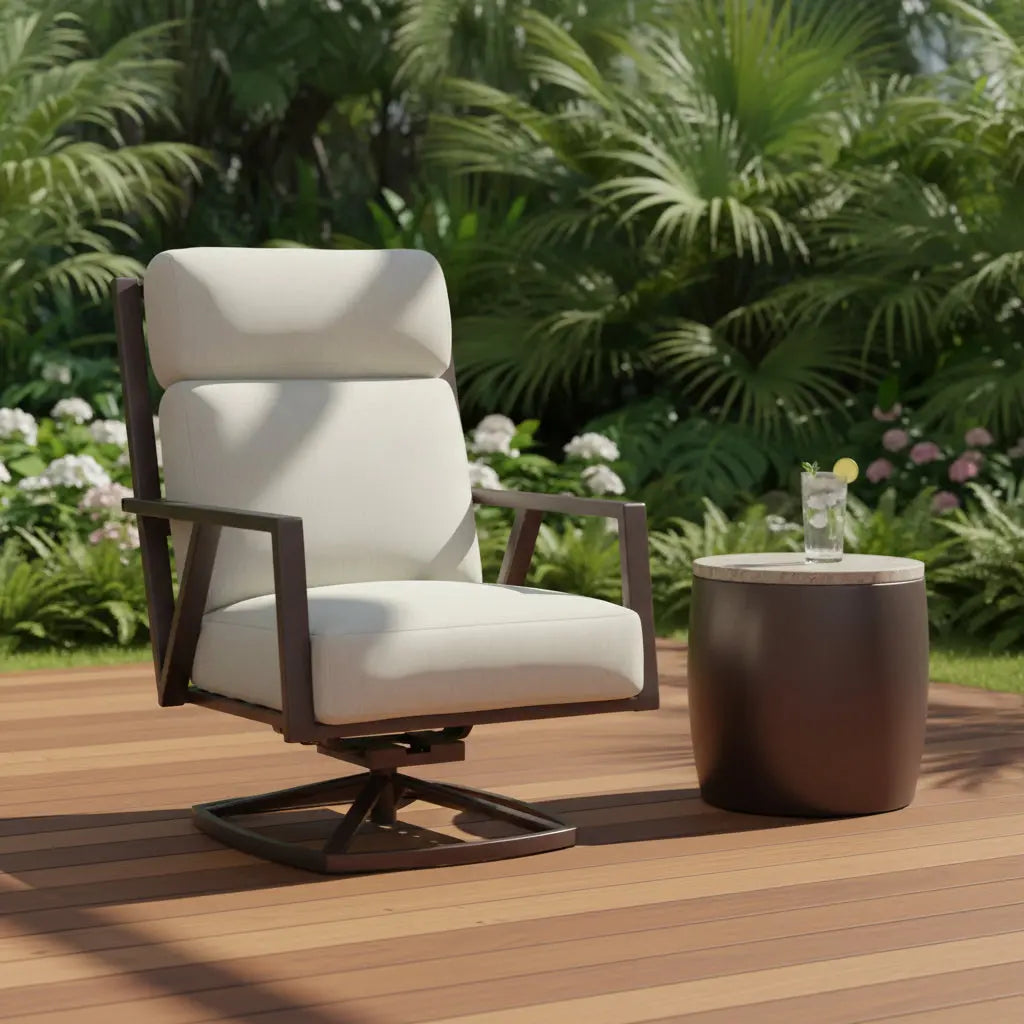 O.W. Lee Aris Swivel Rocker Lounge Chair — QS-27175-SR O.W. Lee
