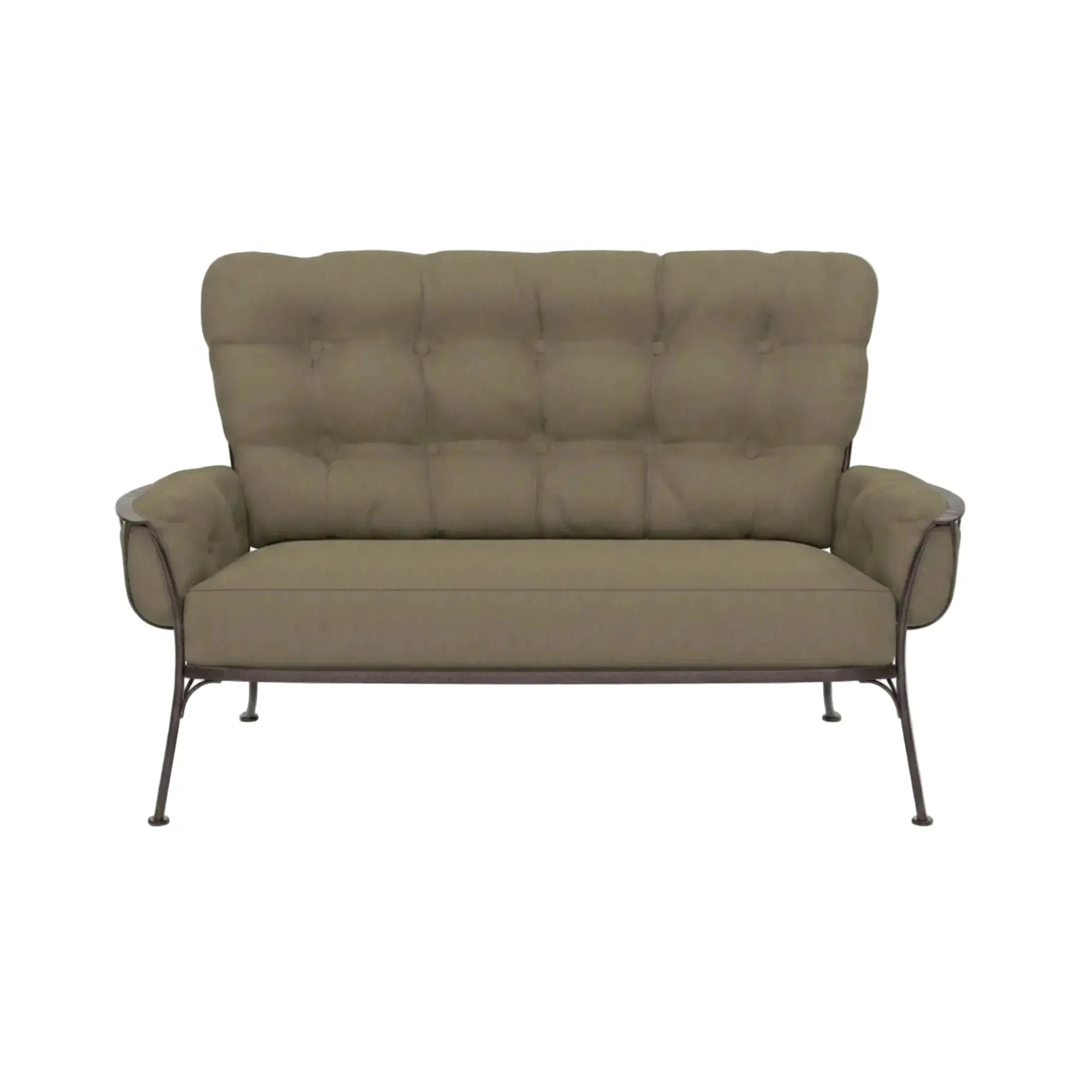 Monterra Urban Scale Love Seat in Sahara Café