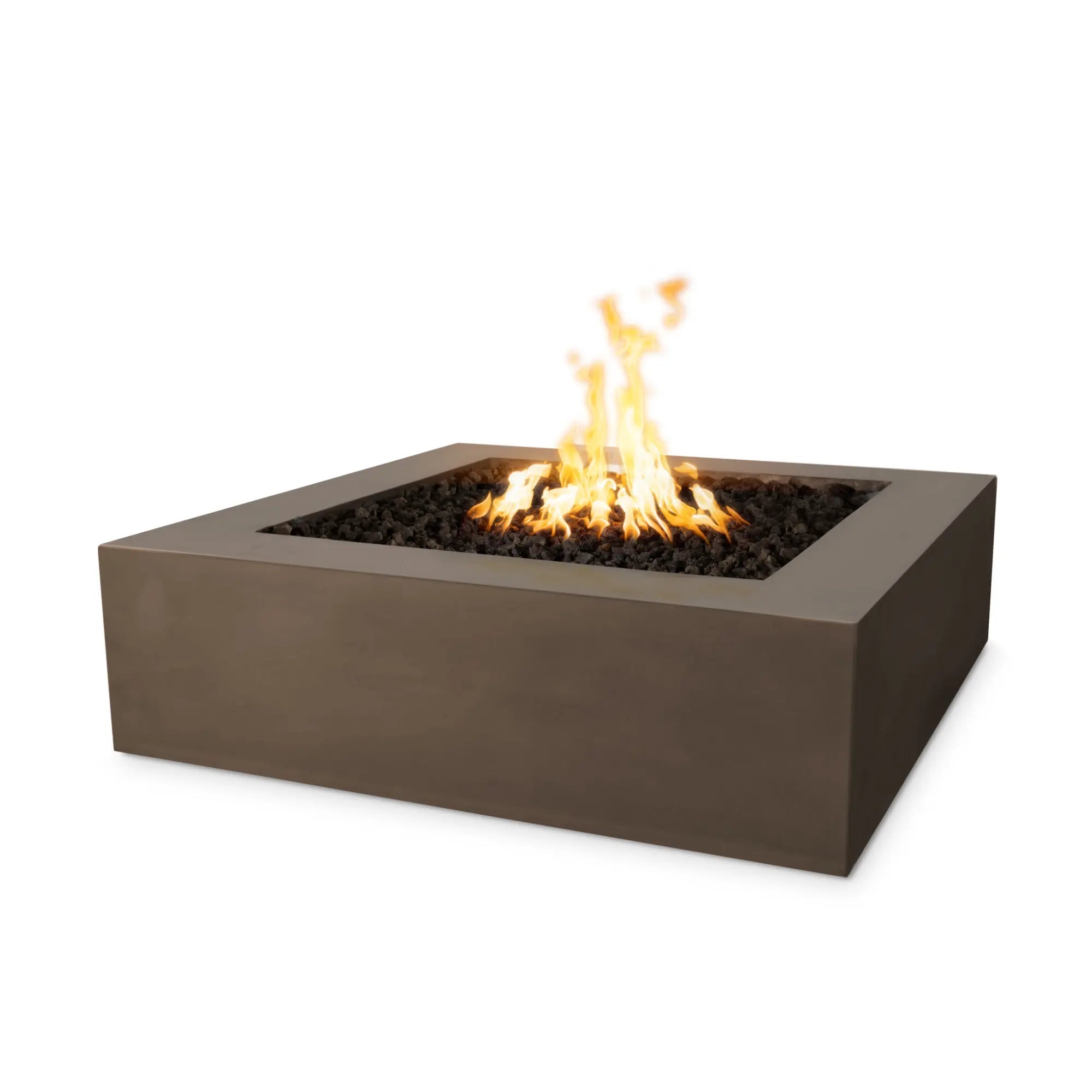 Quad 42" Square Concrete Gas Fire Pit – The Outdoor Plus The Outdoor Plus