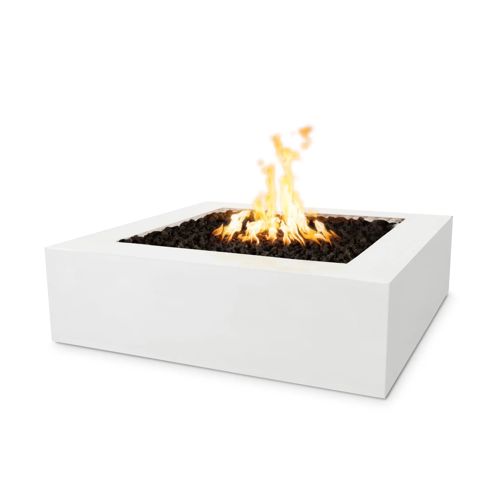 Quad 42" Square Concrete Gas Fire Pit – The Outdoor Plus The Outdoor Plus