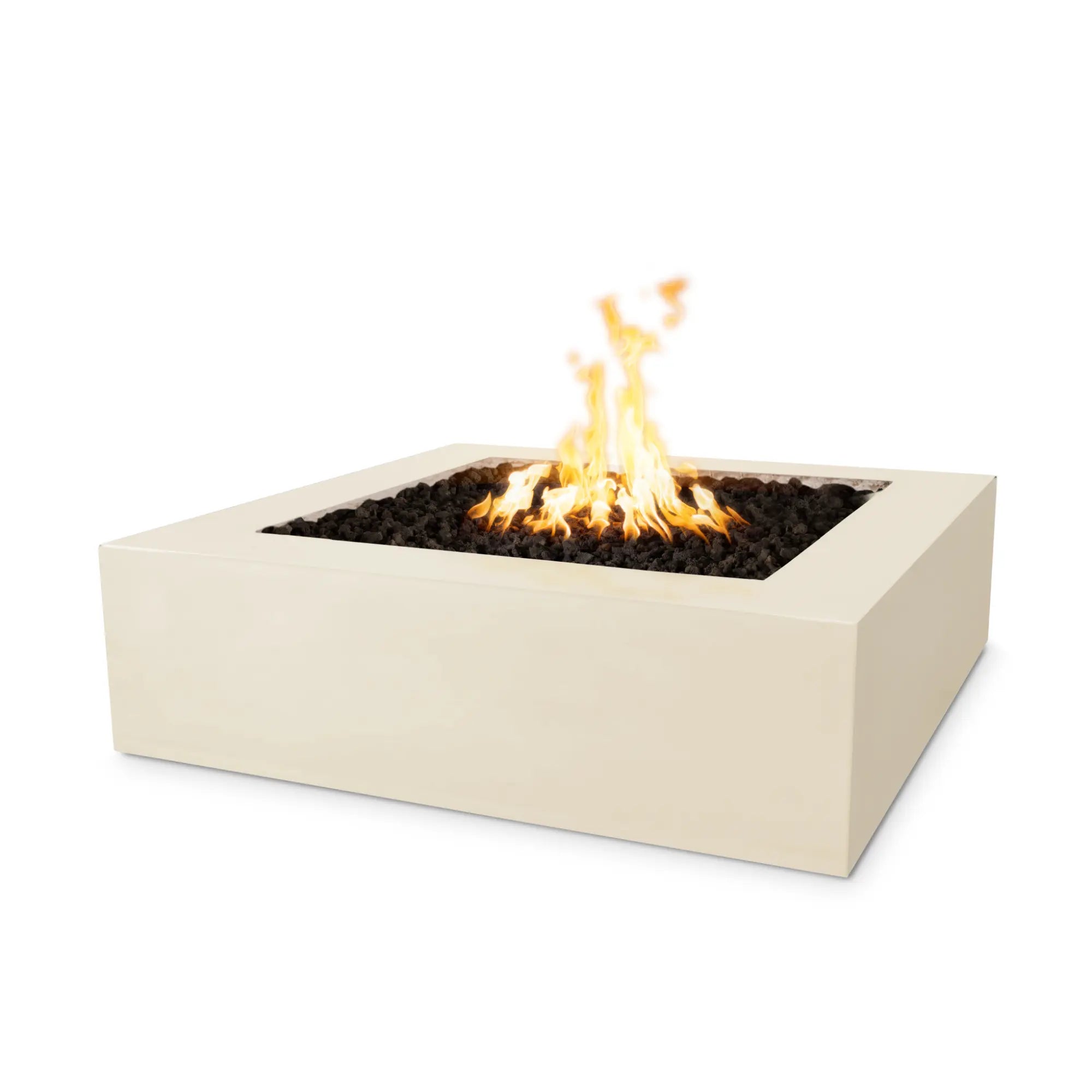 Quad 42" Square Concrete Gas Fire Pit – The Outdoor Plus The Outdoor Plus
