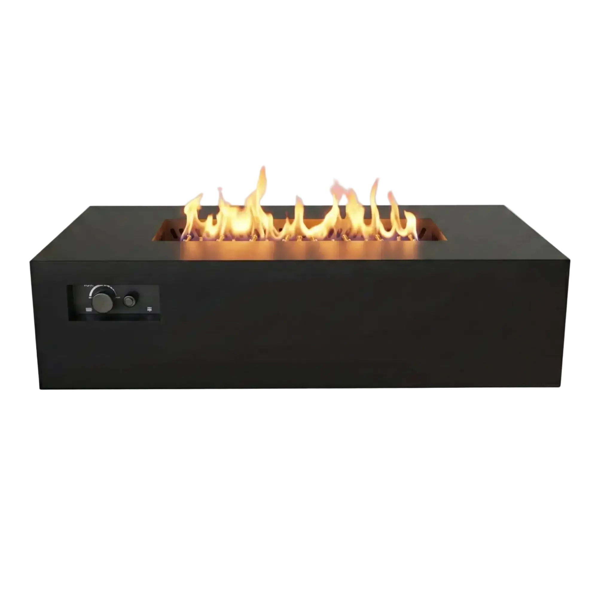 R60 AON 60″ Rectangular Steel Gas Fire Table – Warming Trends Warming Trends