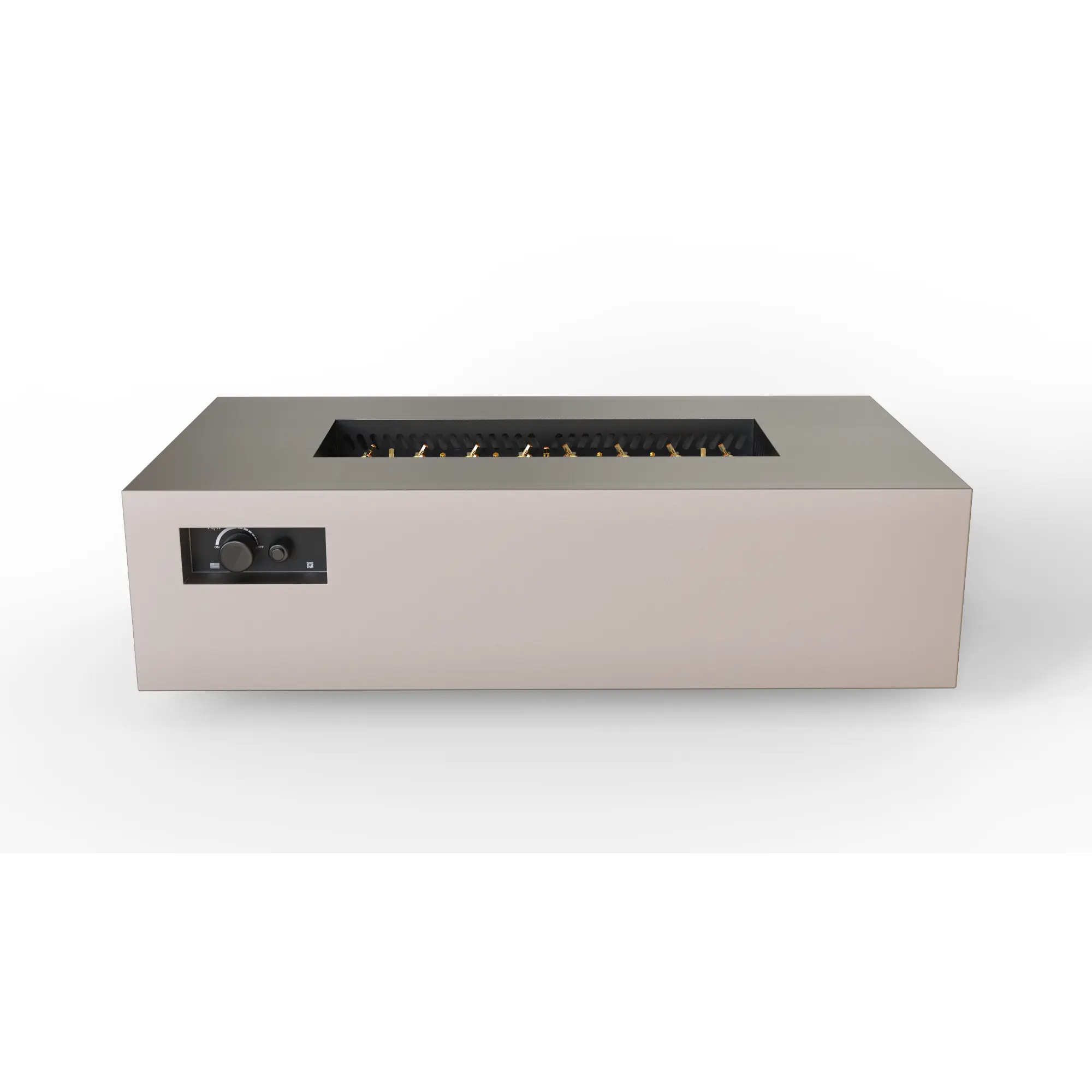 R60 AON 60″ Rectangular Steel Gas Fire Table – Warming Trends