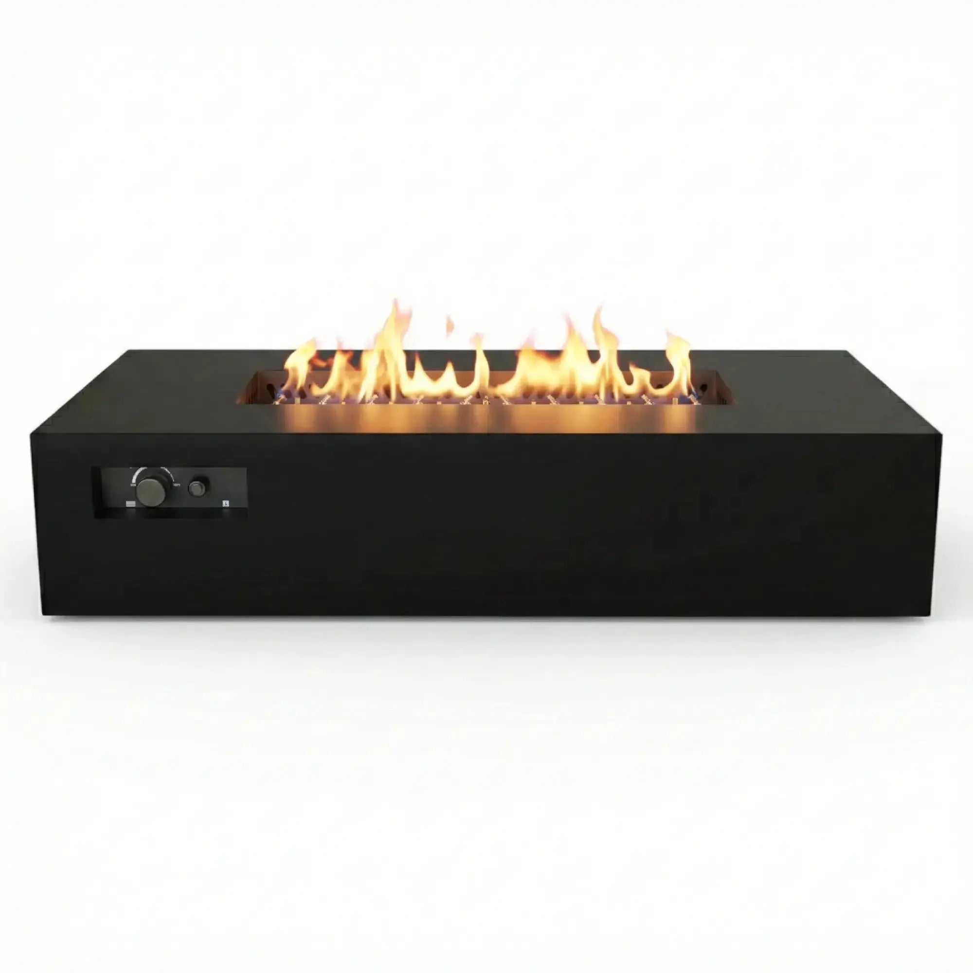 R72 AON 72″ Rectangular Steel Gas Fire Table – Warming Trends Warming Trends