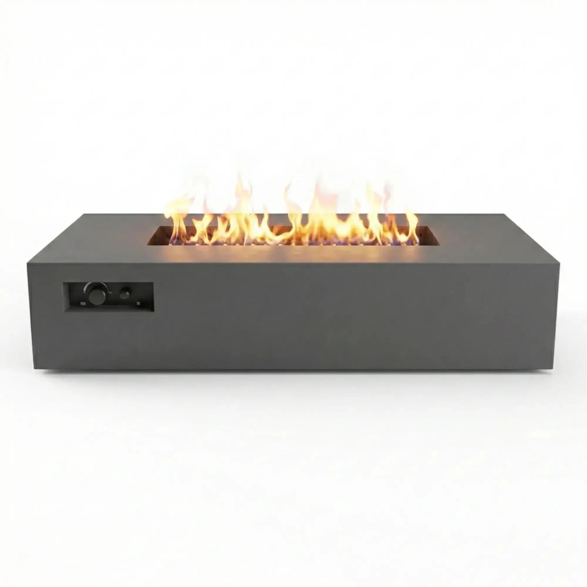 R72 AON 72″ Rectangular Steel Gas Fire Table – Warming Trends Warming Trends
