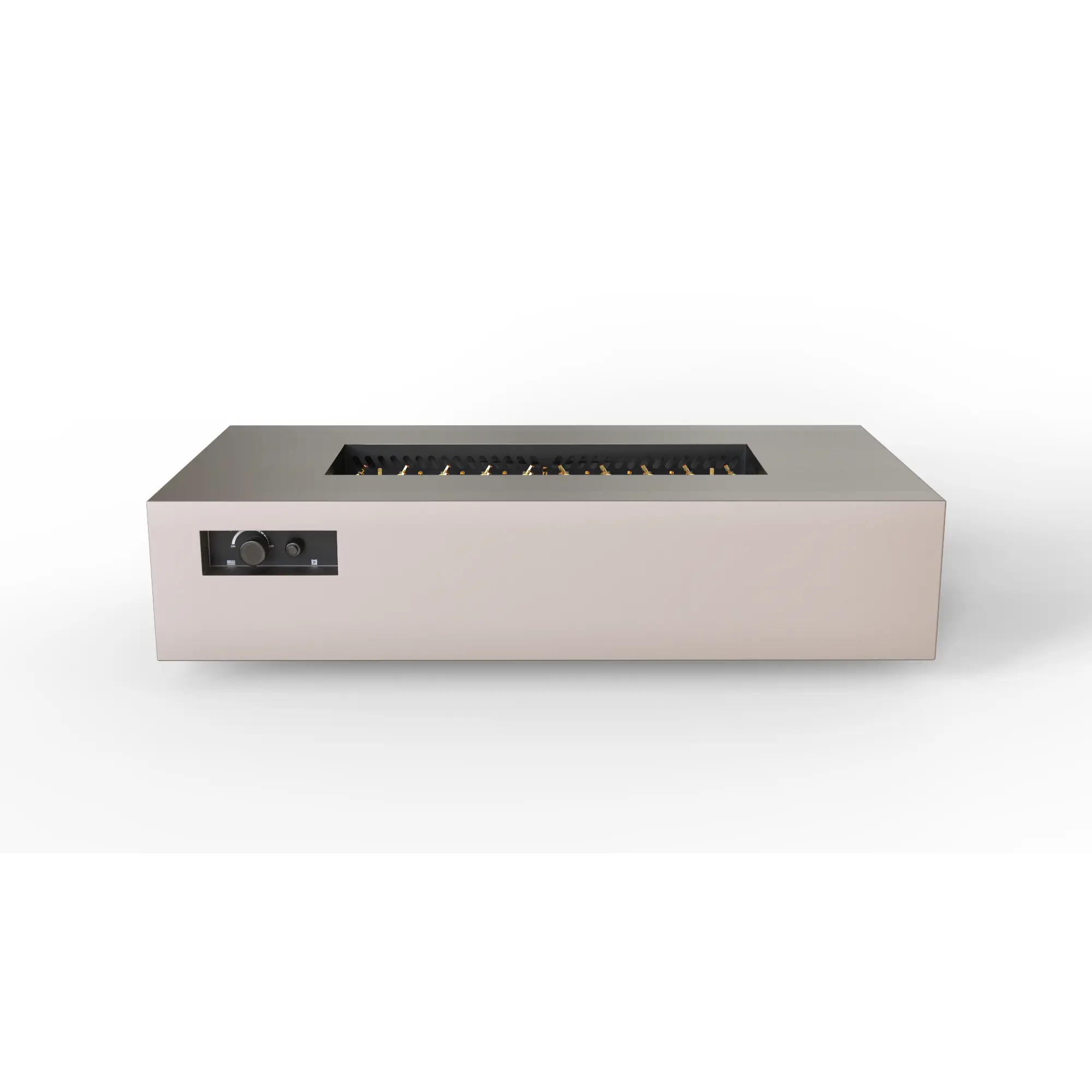 R72 AON 72″ Rectangular Steel Gas Fire Table – Warming Trends