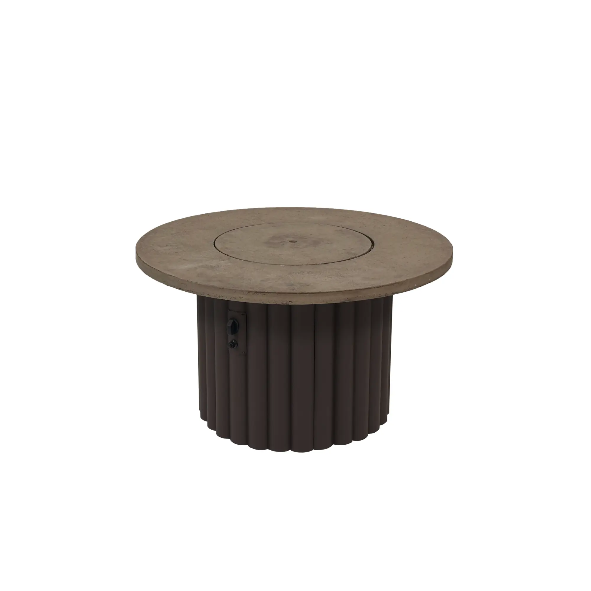 Reverie 42" Round Gas Fire Pit Table - The Outdoor GreatRoom Company