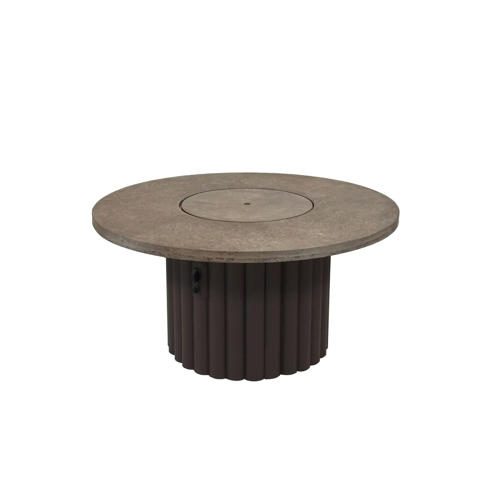 Reverie 48" Round Gas Fire Pit Table - The Outdoor GreatRoom Company The Outdoor GreatRoom Company
