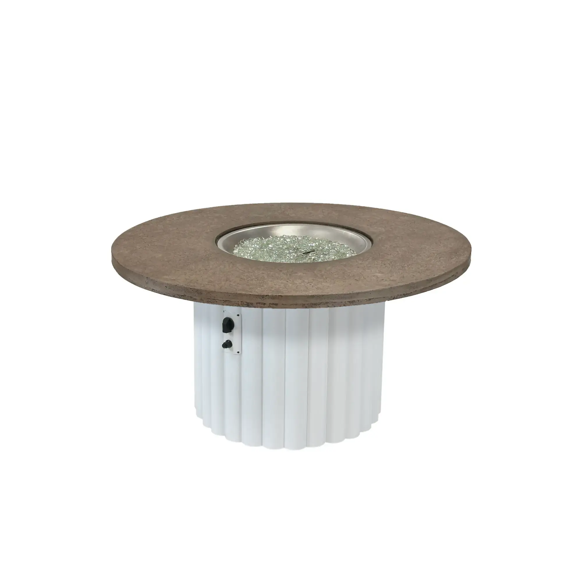Reverie 48" Round Gas Fire Pit Table - The Outdoor GreatRoom Company The Outdoor GreatRoom Company