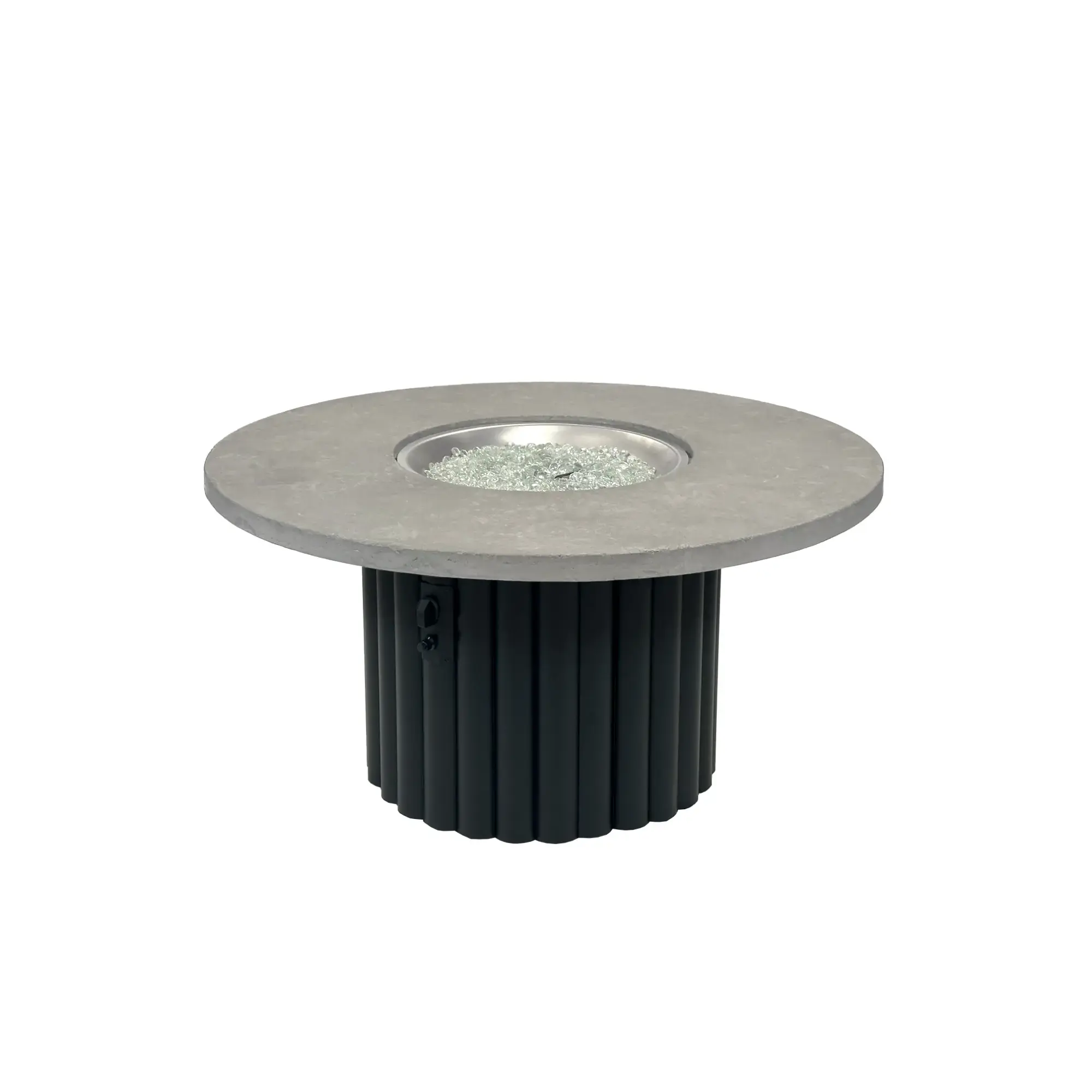Reverie 48" Round Gas Fire Pit Table - The Outdoor GreatRoom Company The Outdoor GreatRoom Company