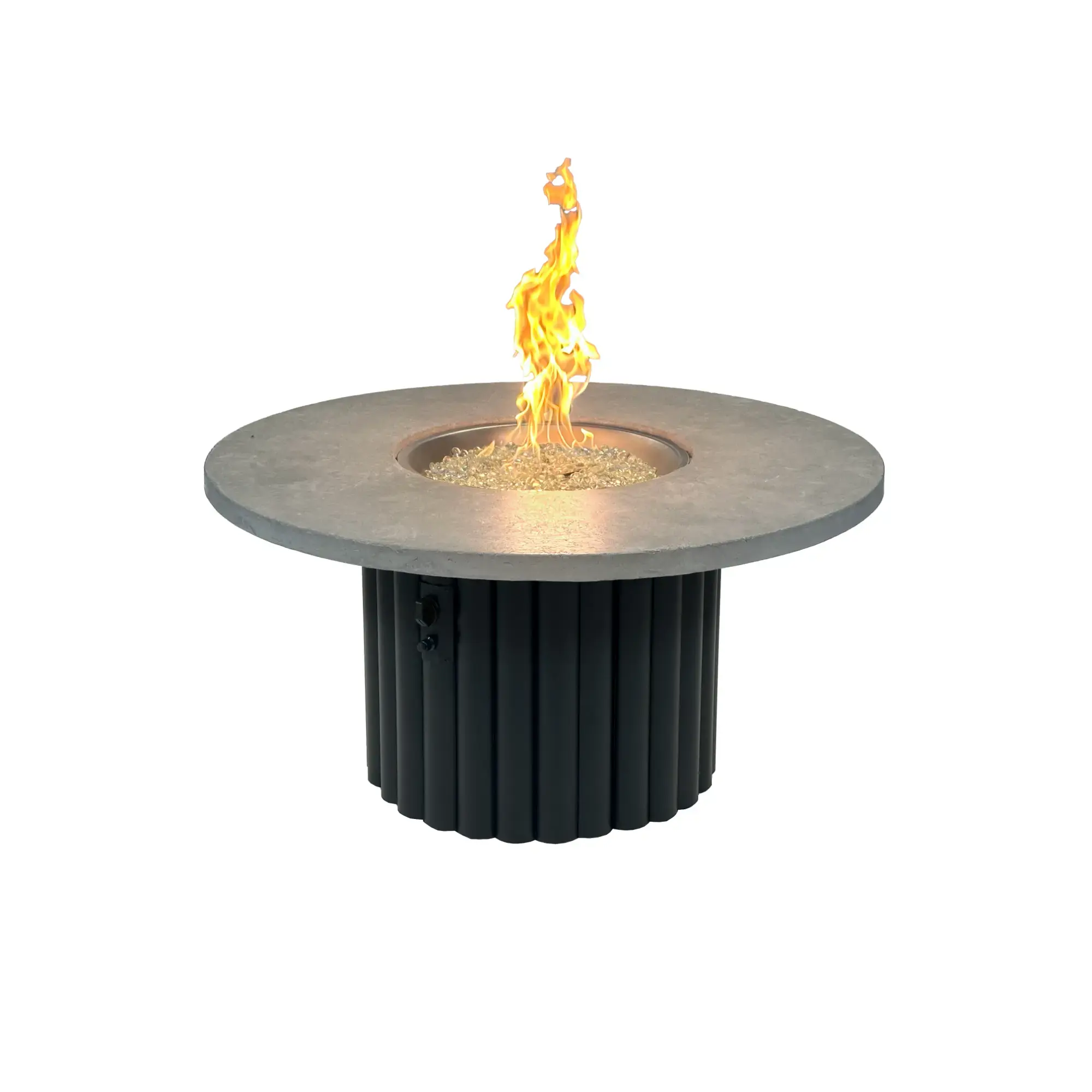 Reverie 48" Round Gas Fire Pit Table - The Outdoor GreatRoom Company The Outdoor GreatRoom Company