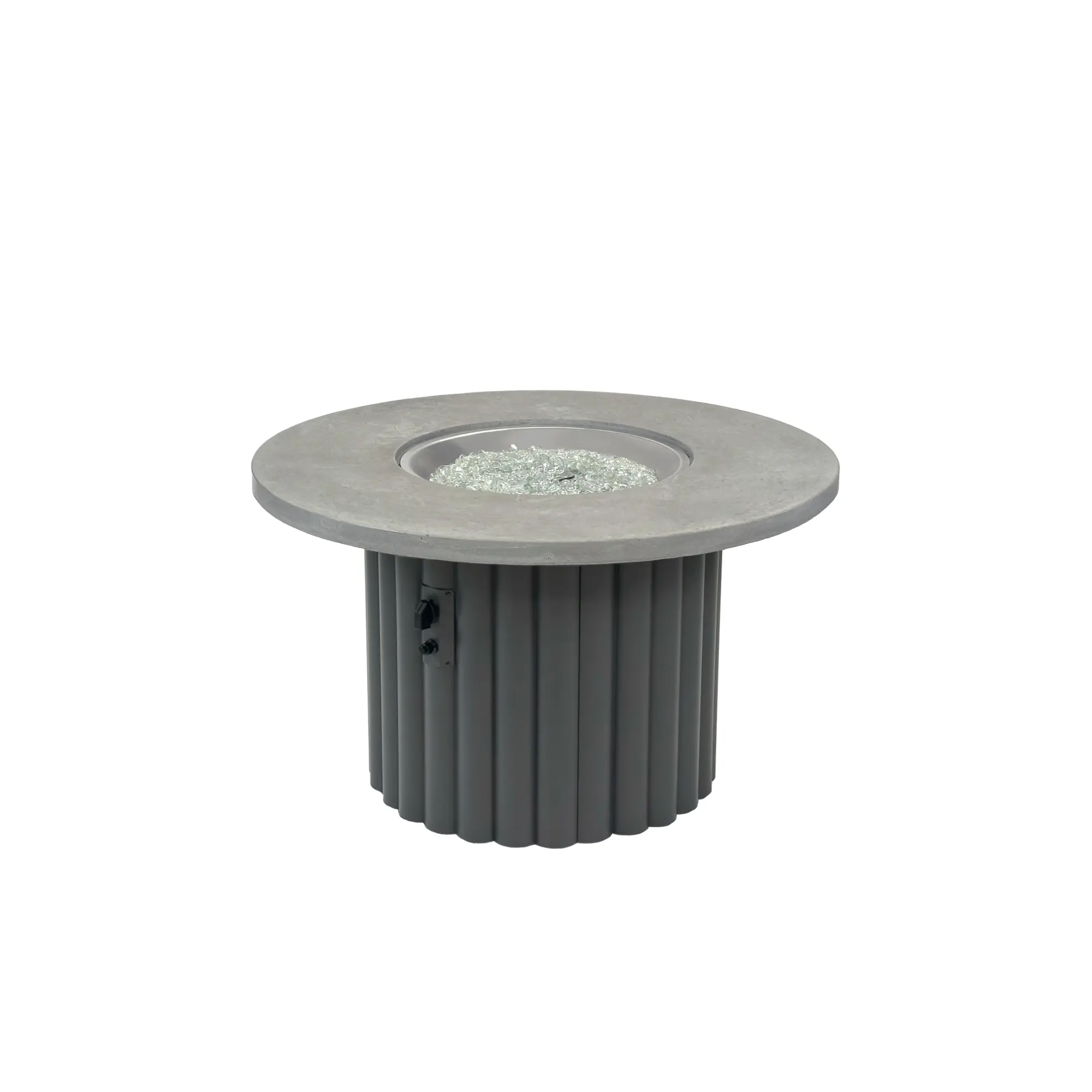 Reverie 42" Round Gas Fire Pit Table - The Outdoor GreatRoom Company