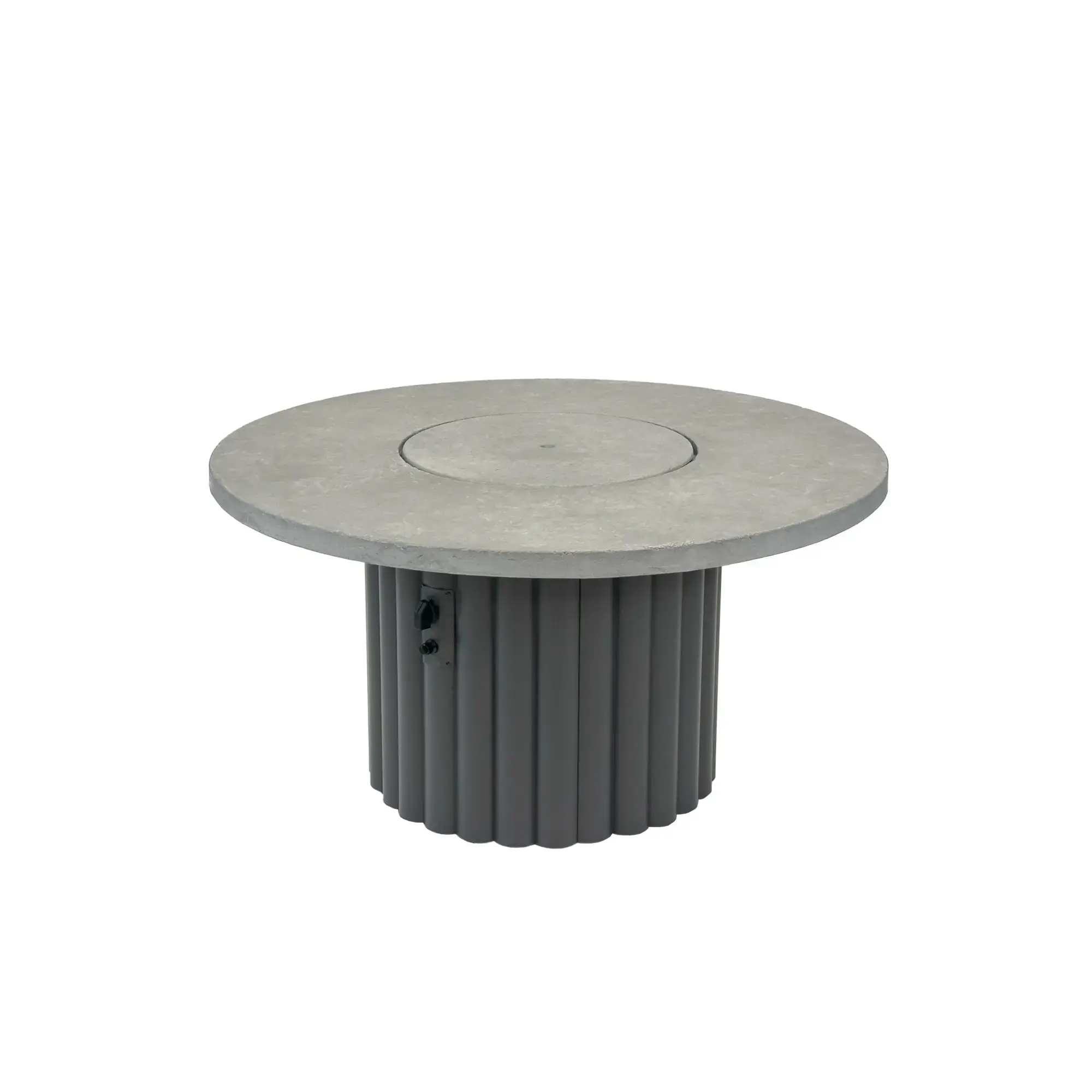 Reverie 48" Round Gas Fire Pit Table - The Outdoor GreatRoom Company The Outdoor GreatRoom Company