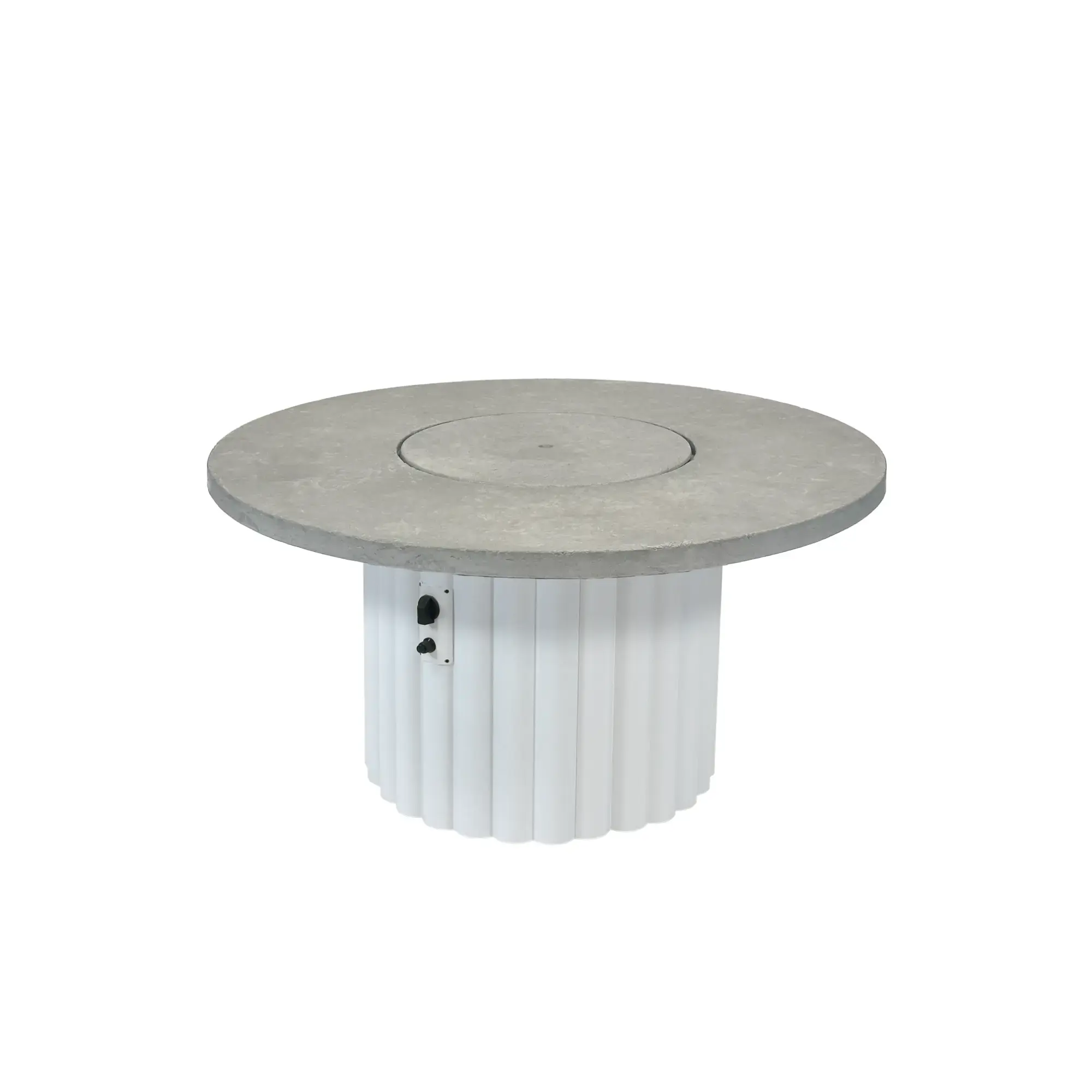 Reverie 48" Round Gas Fire Pit Table - The Outdoor GreatRoom Company The Outdoor GreatRoom Company