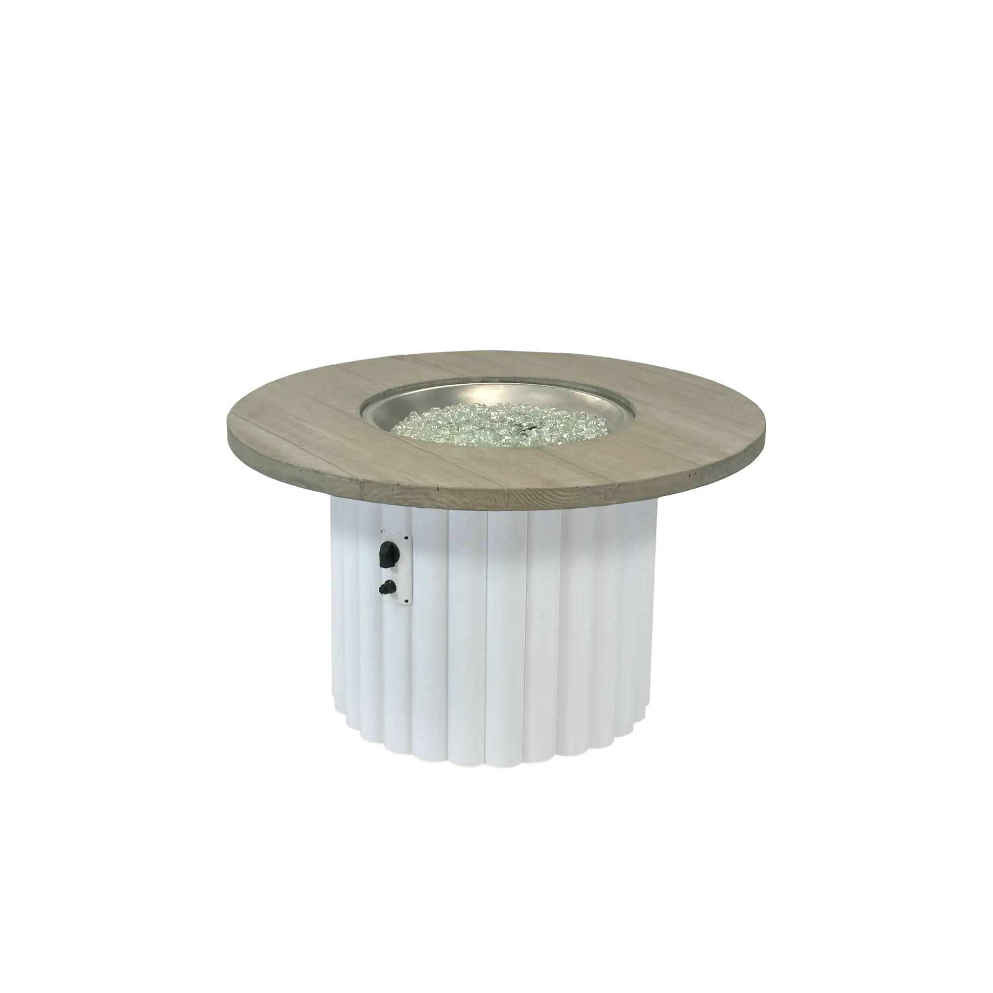 Reverie 42" Round Gas Fire Pit Table - The Outdoor GreatRoom Company